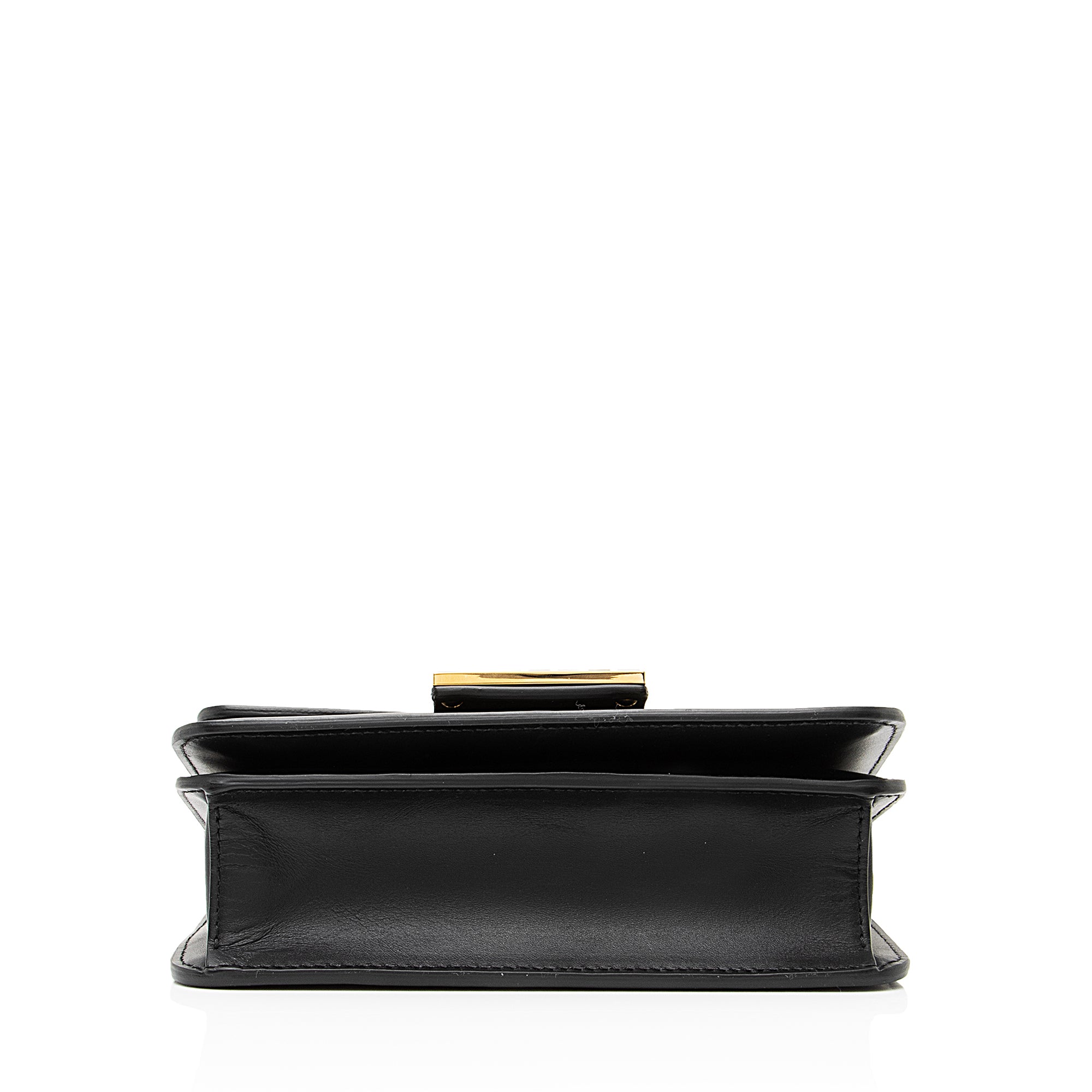 Fendi Calfskin Crystal Fab Small Crossbody Bag