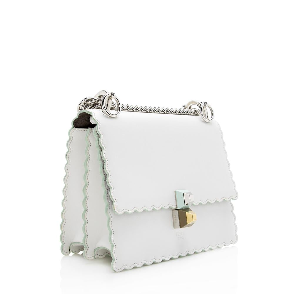 Fendi Calfskin Kan I Mini Shoulder Bag (SHF-14326)