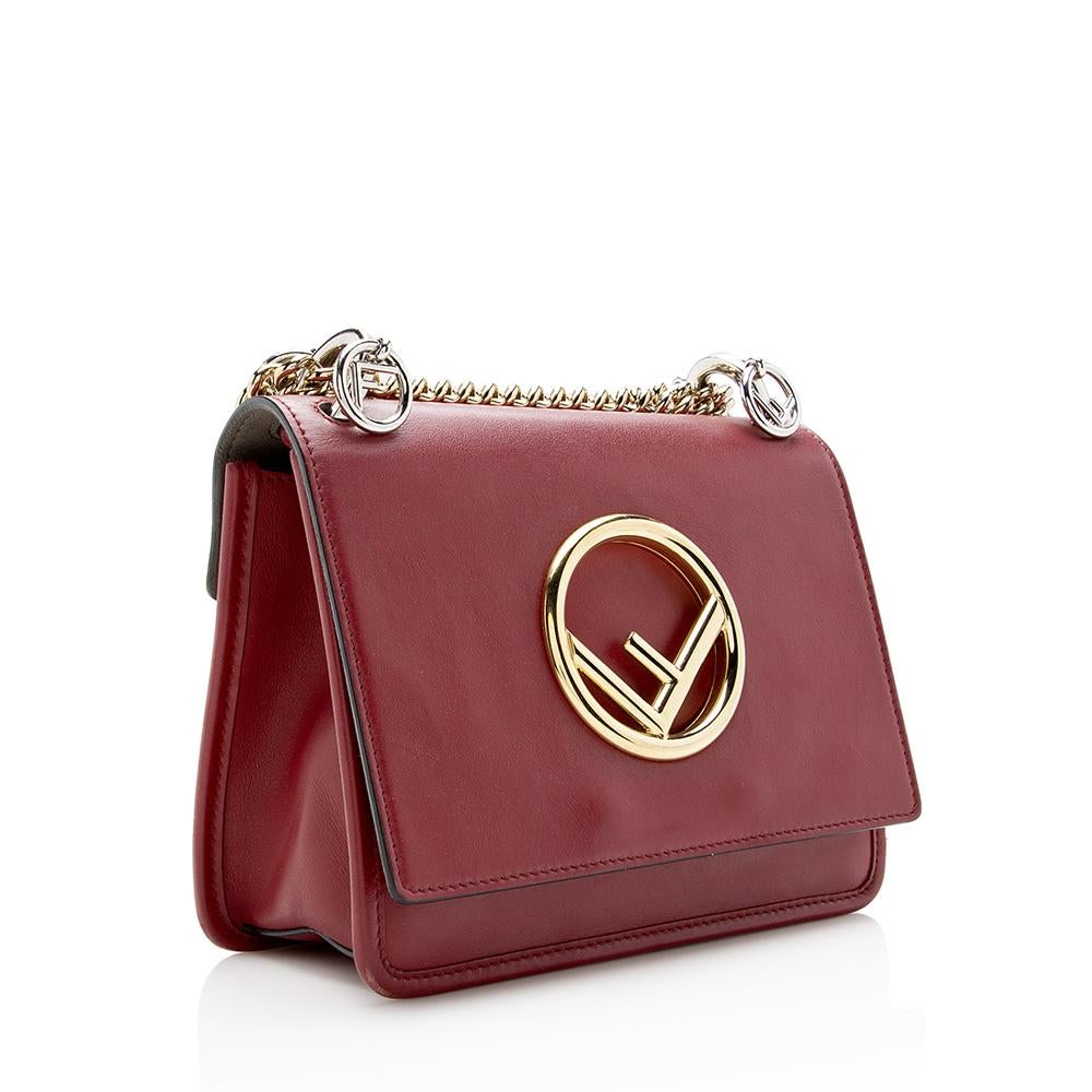 Fendi Calfskin Kan I Shoulder Bag (SHF-13965)
