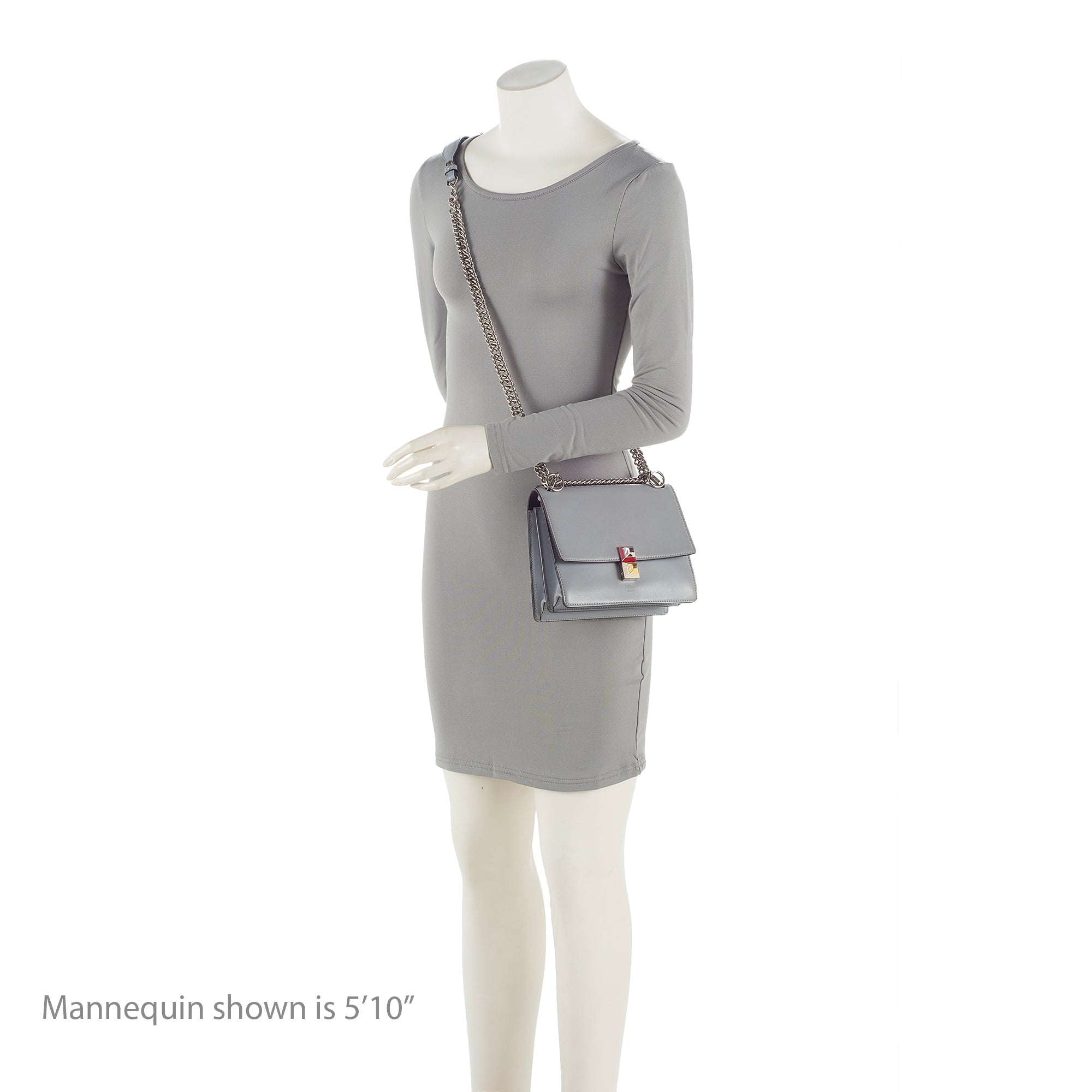 Fendi Calfskin Kan I Small Shoulder Bag