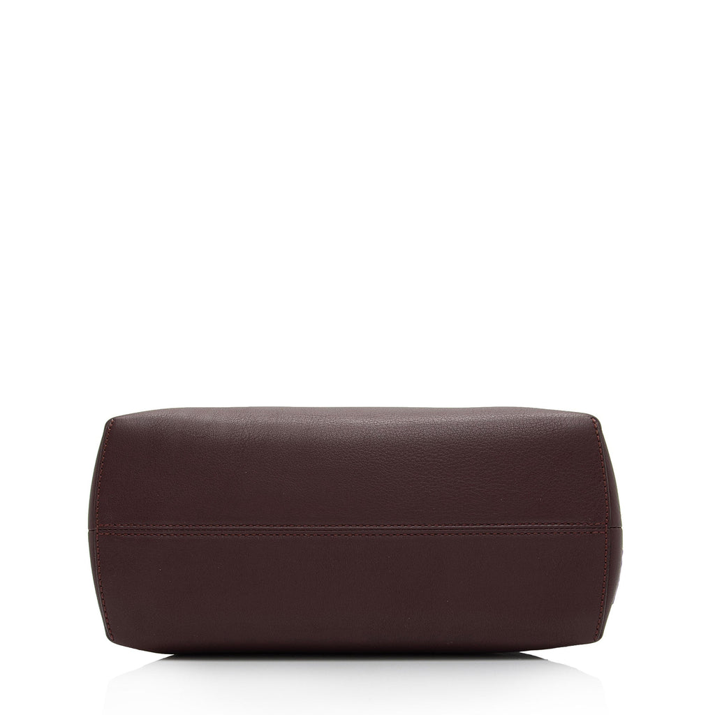 Fendi Calfskin Python By The Way Small Boston Bag