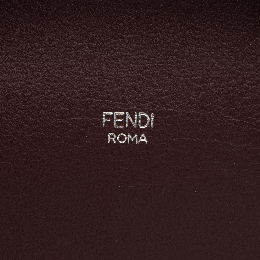 Fendi Calfskin Python By The Way Small Boston Bag