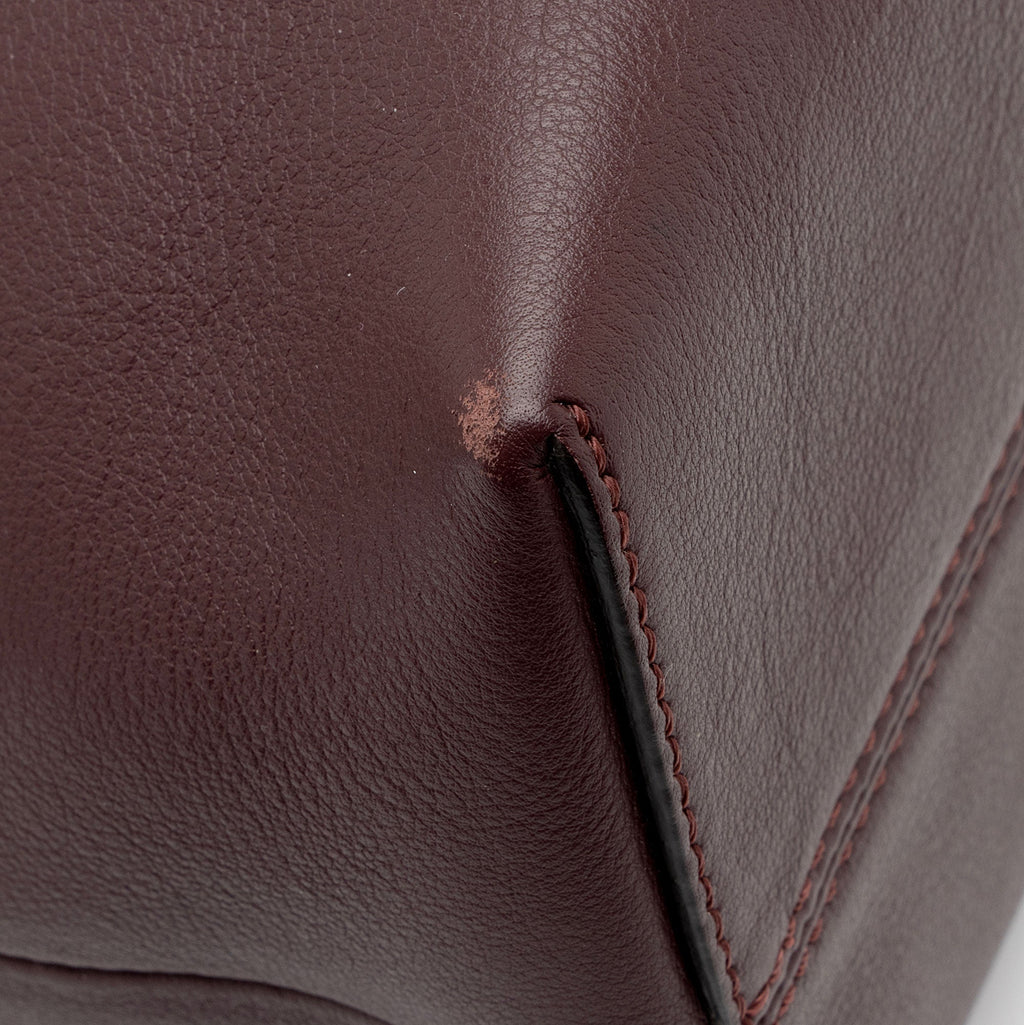 Fendi Calfskin Python By The Way Small Boston Bag