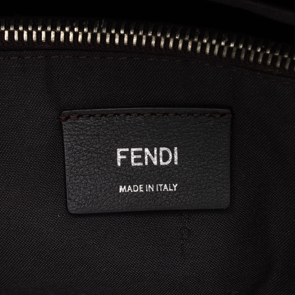Fendi Calfskin Python By The Way Small Boston Bag