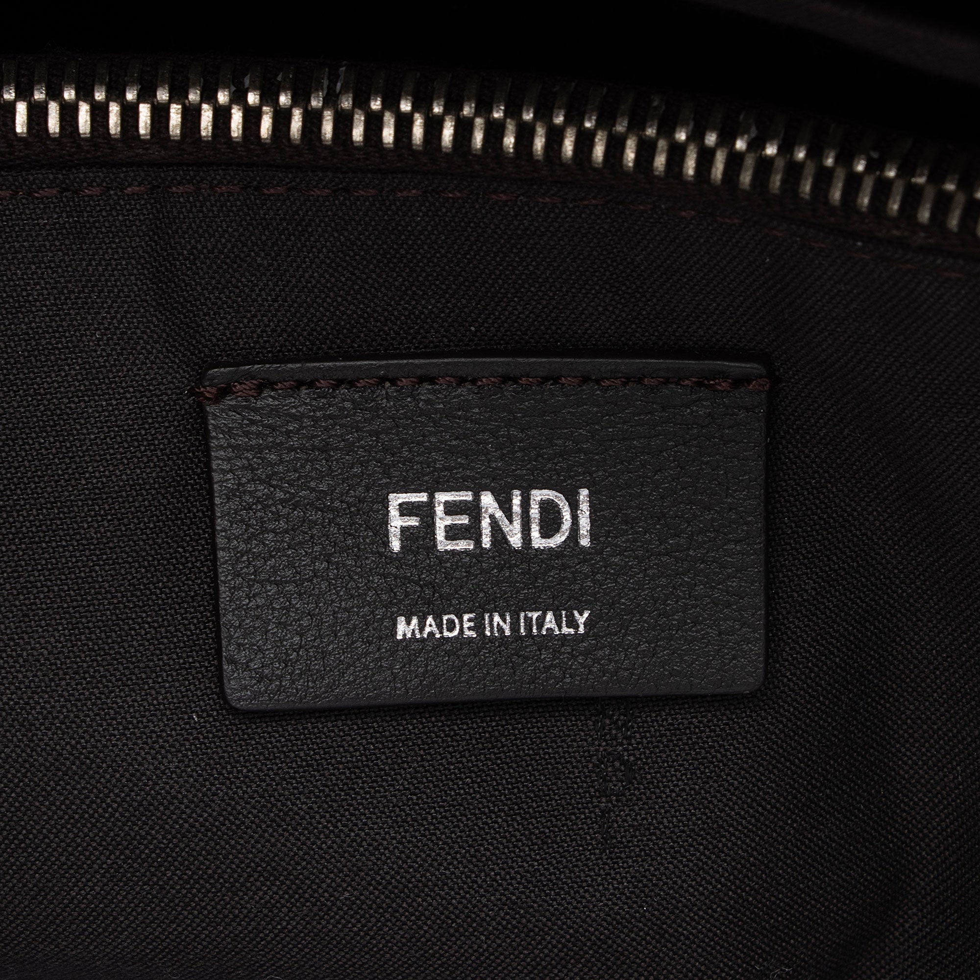 Fendi Calfskin Python By The Way Small Boston Bag
