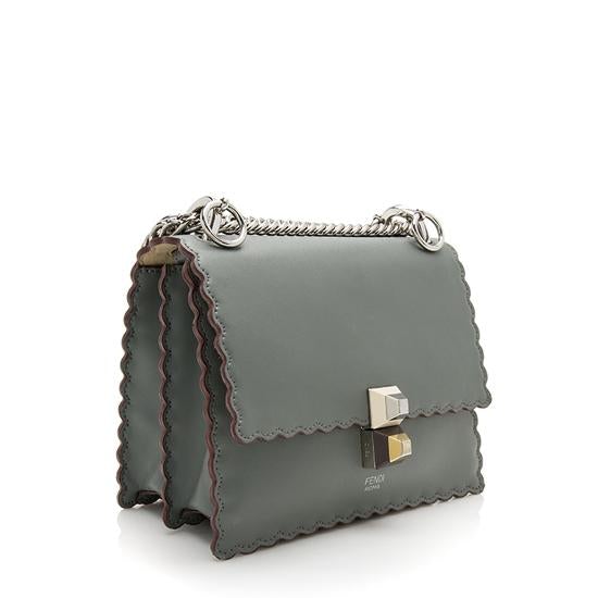 Fendi Calfskin Kan I Small Shoulder Bag