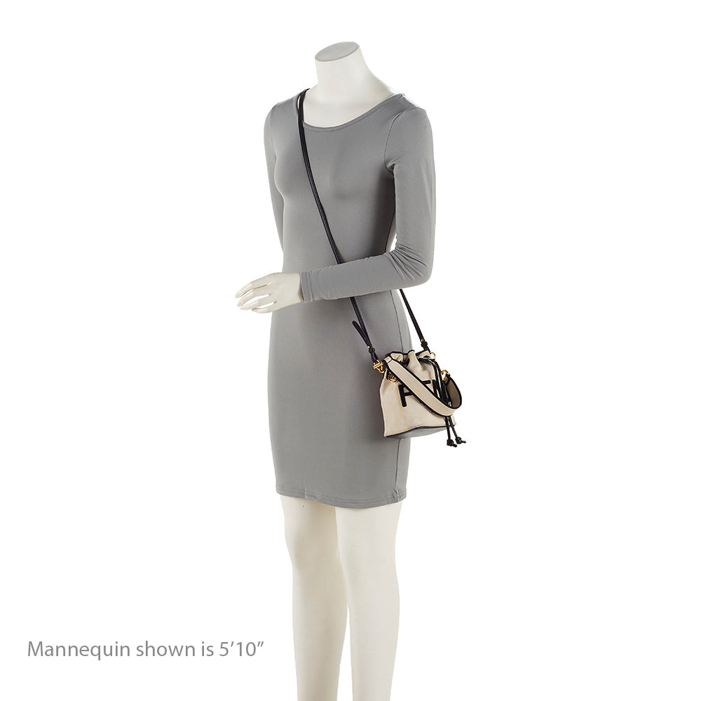 Fendi Canvas Mon Tresor Small Bucket Bag