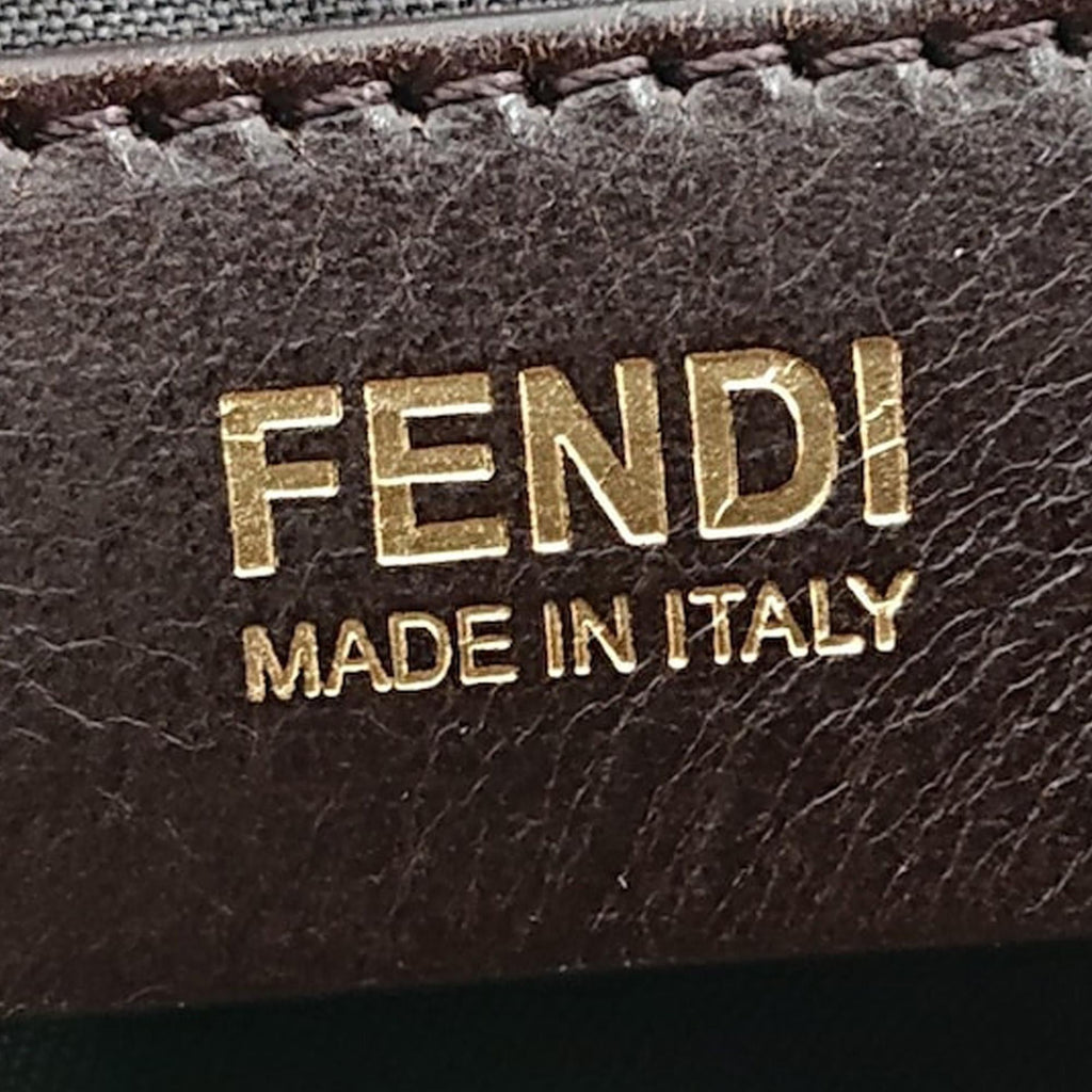 Fendi Chains Leather Tote Bag