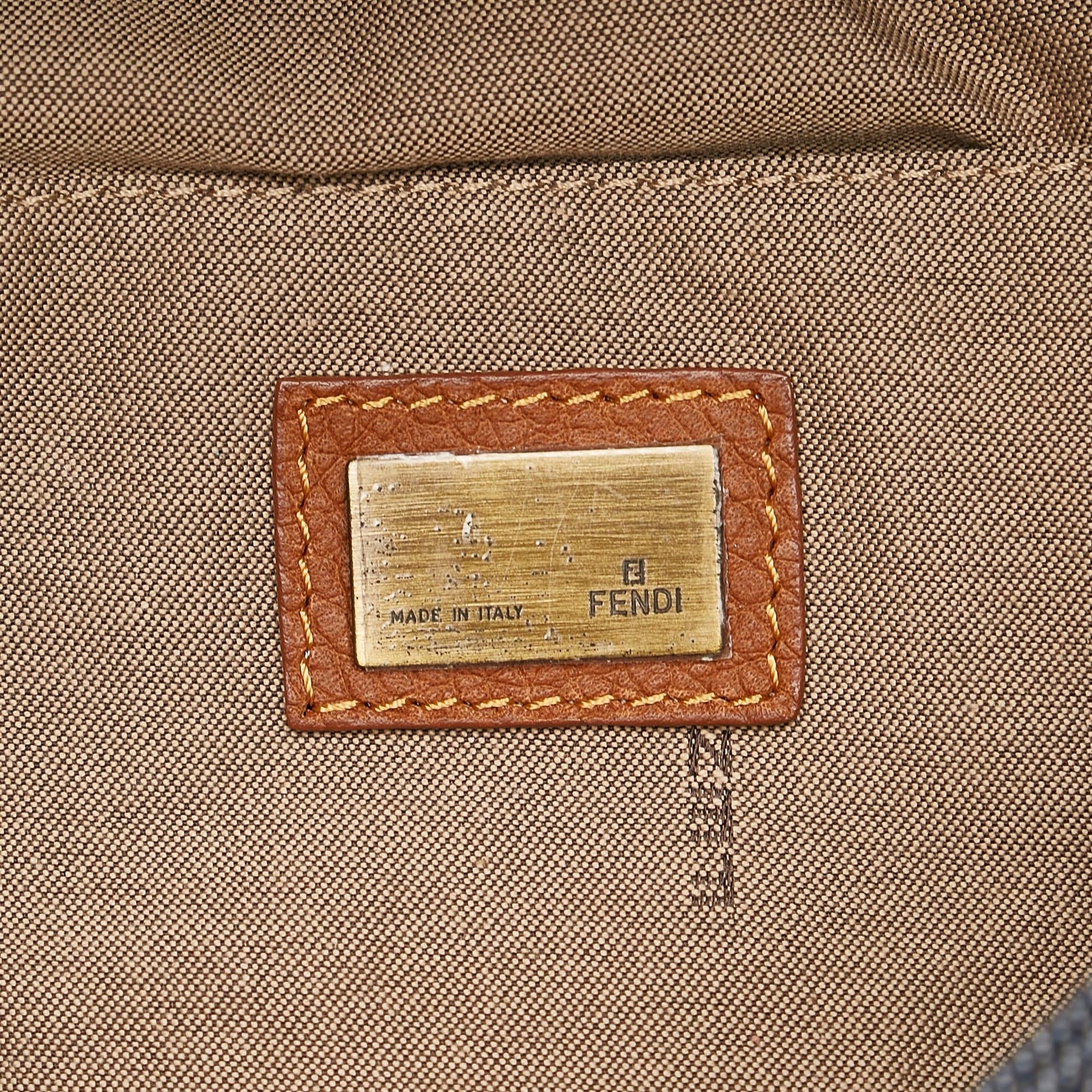 Fendi Chef Denim Shoulder Bag