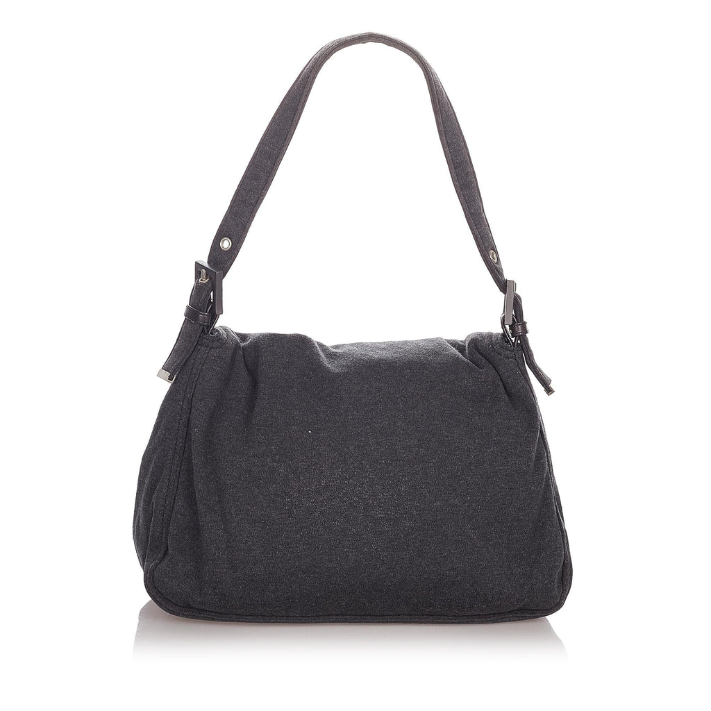 Fendi Cotton Mamma Baguette Shoulder Bag