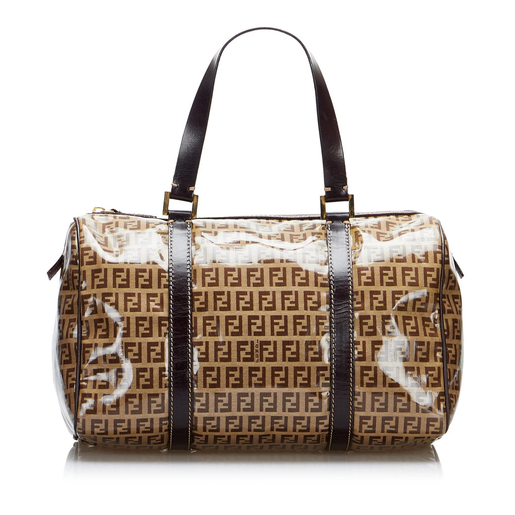 Fendi Crystal Zucchino Boston Bag