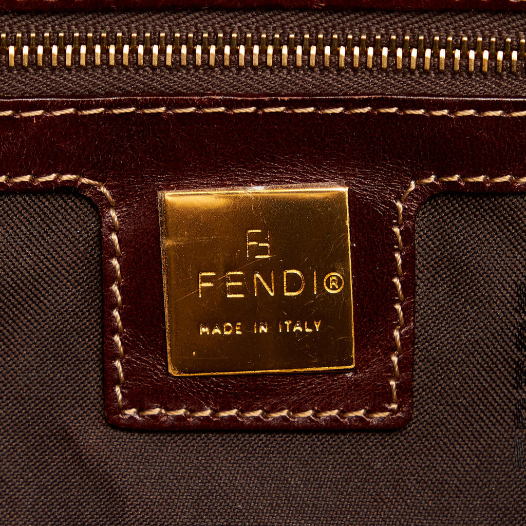 Fendi Crystal Zucchino Double Flap