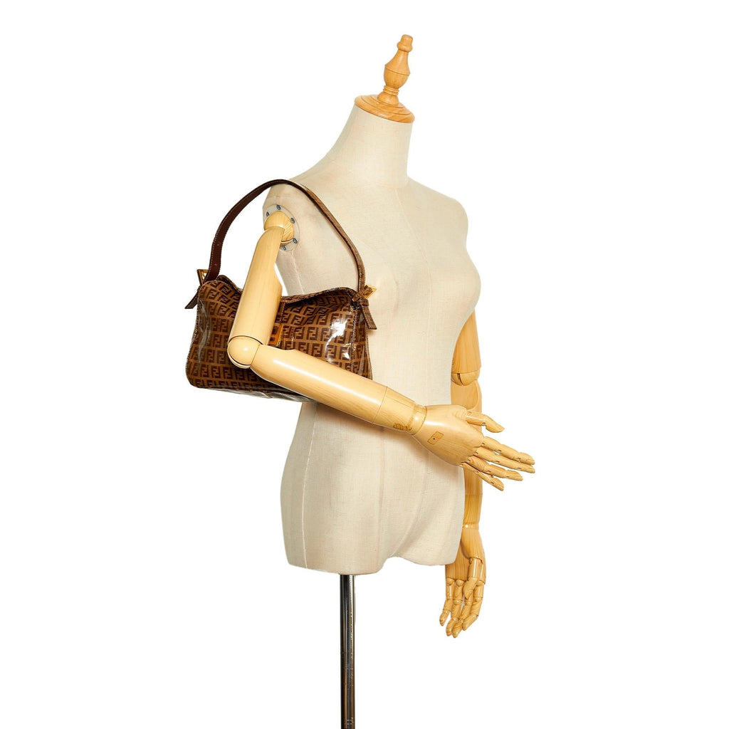 Fendi Crystal Zucchino Double Flap