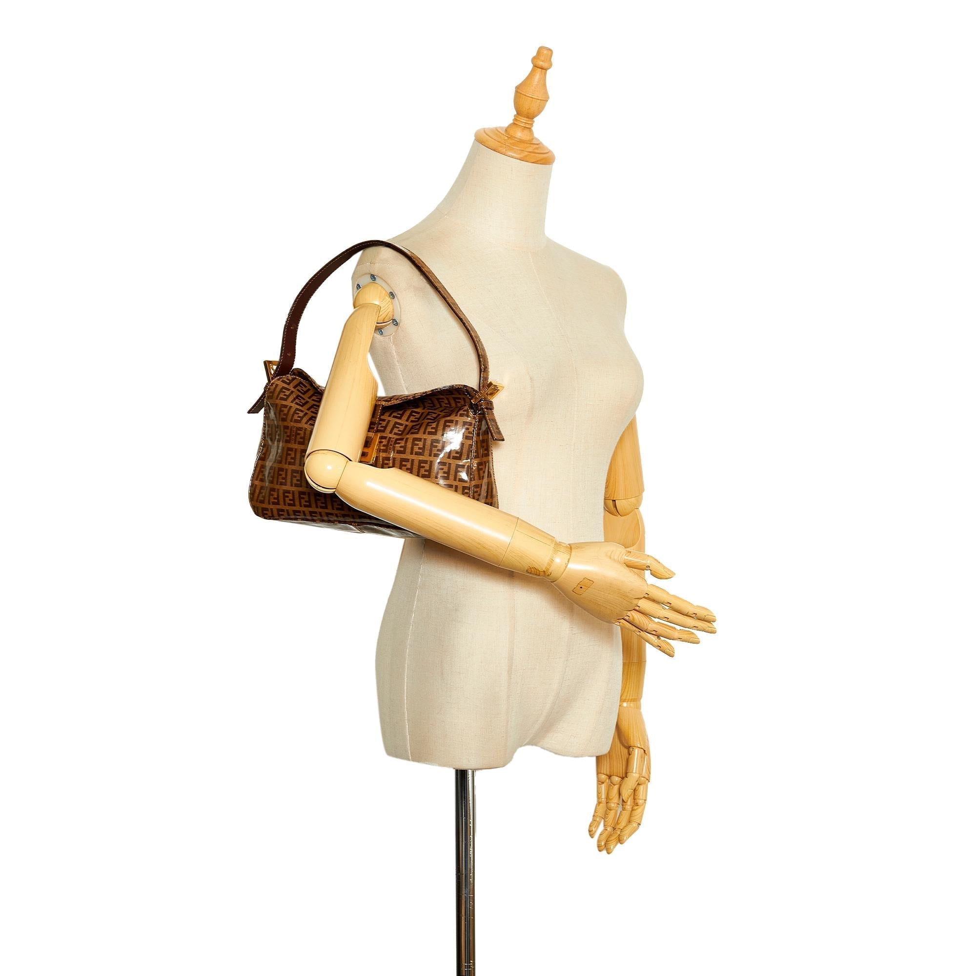 Fendi Crystal Zucchino Double Flap