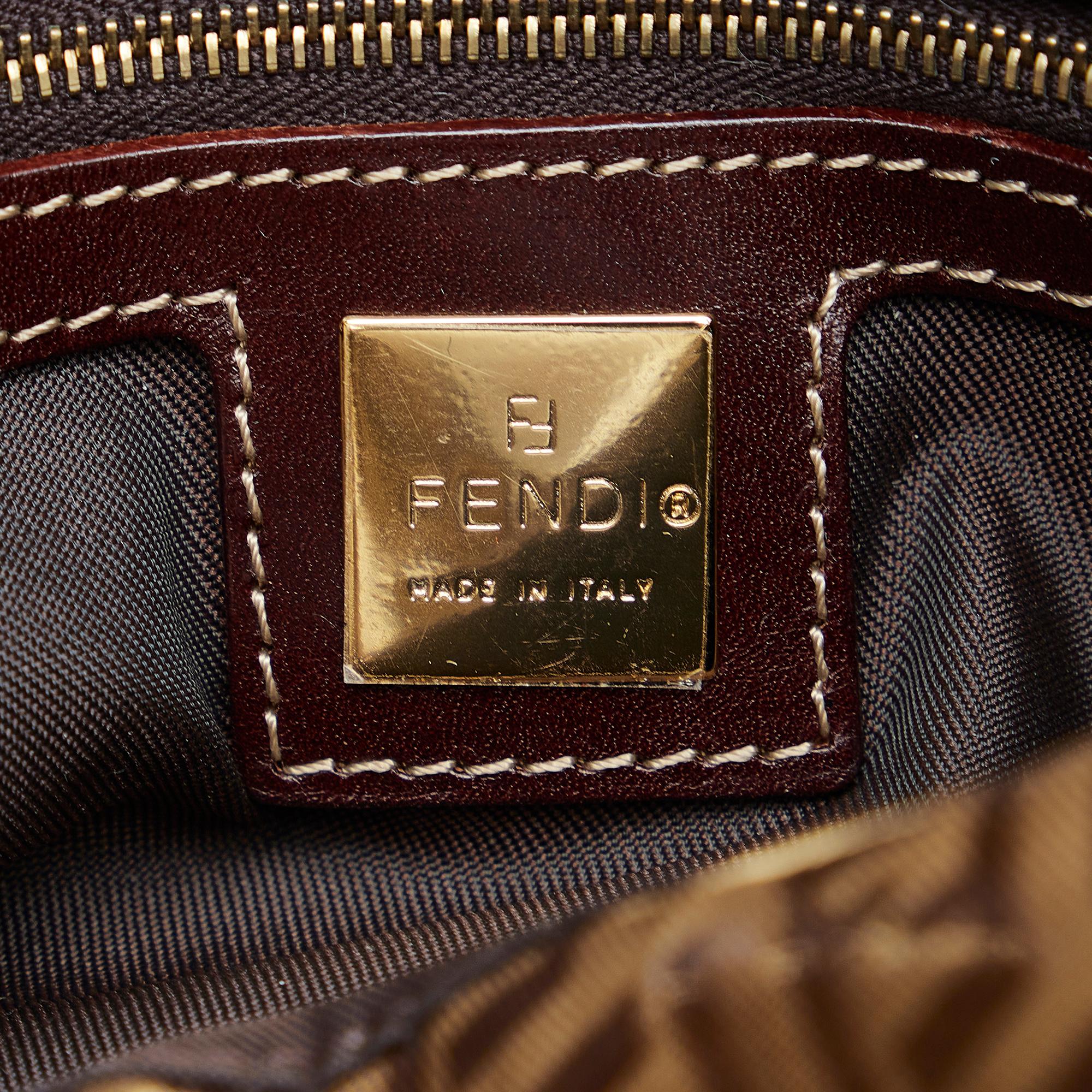 Fendi Crystal Zucchino Doulbe Flap