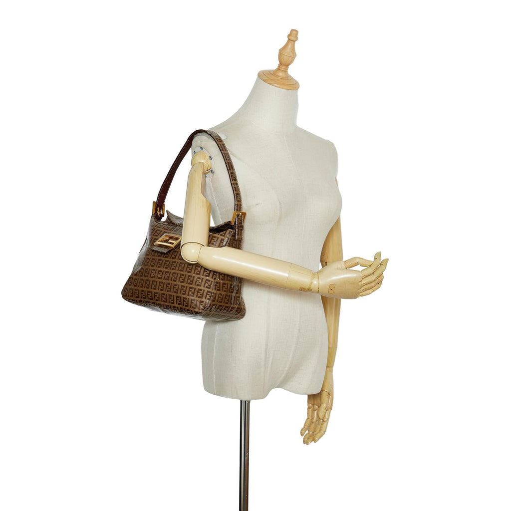 Fendi Crystal Zucchino Doulbe Flap