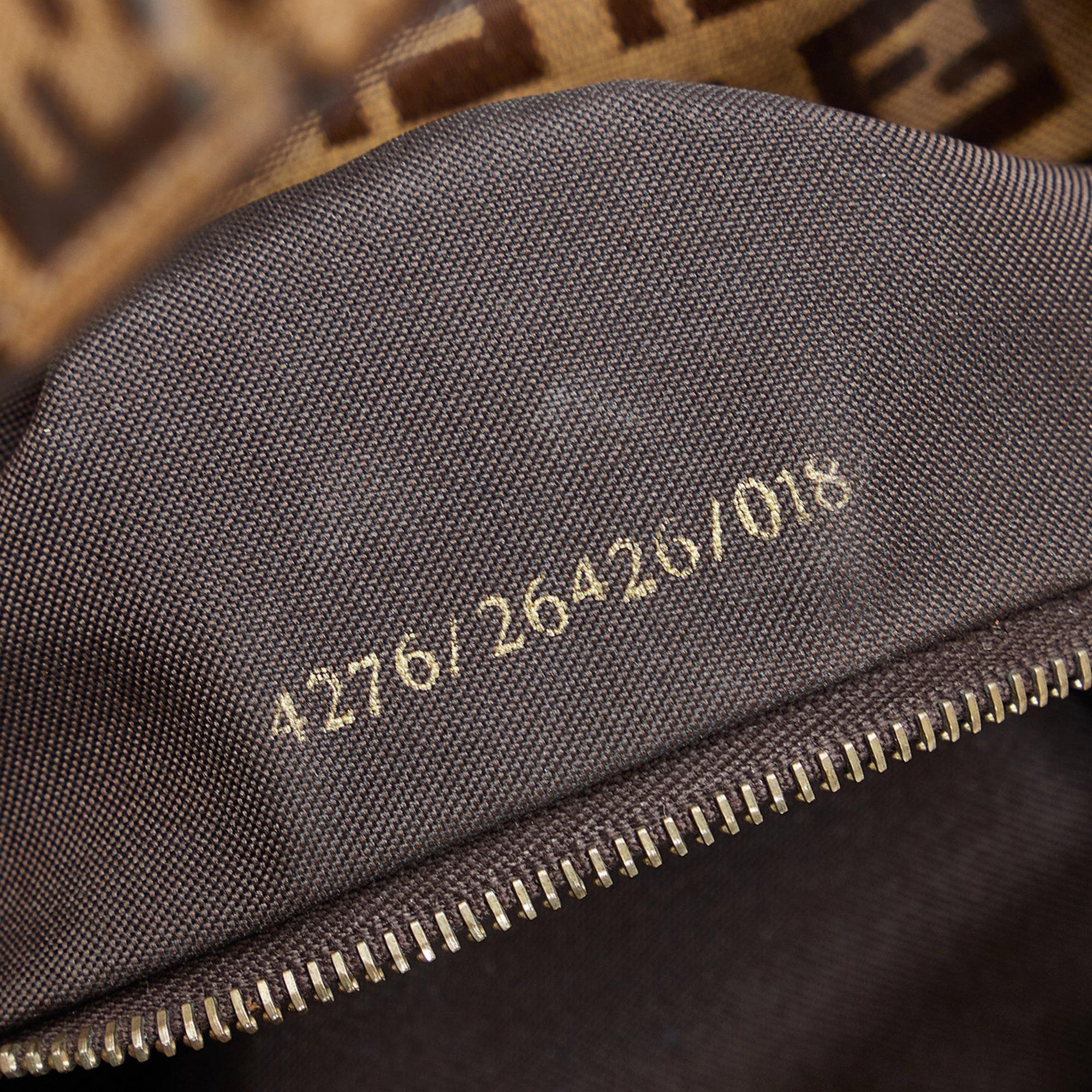 Fendi Crystal Zucchino  Flap Baguette