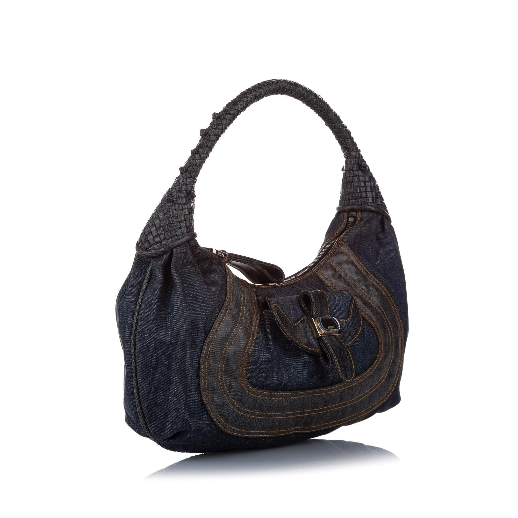 Fendi Denim Spy Handbag (SHG-14777)