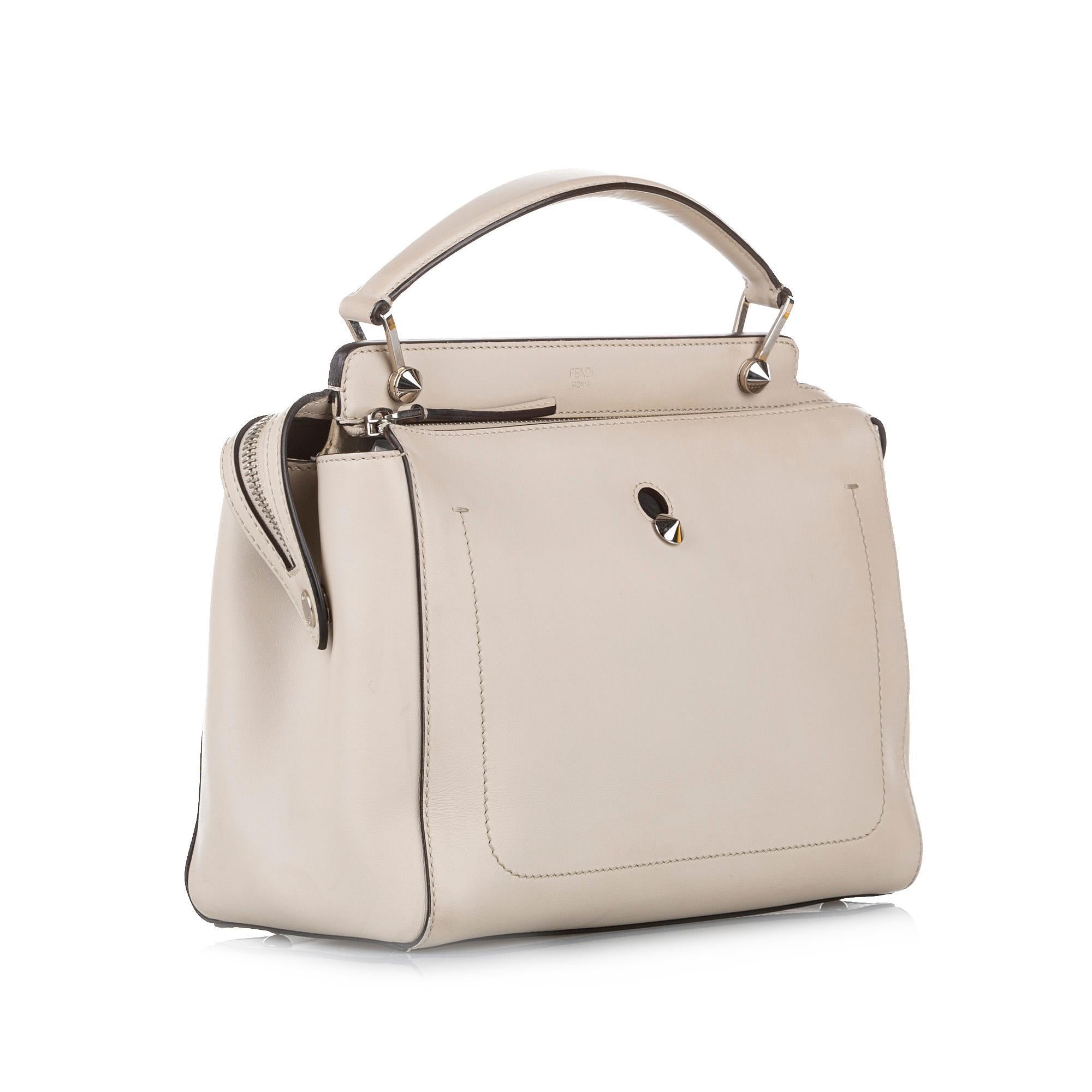 Fendi DotCom Leather Satchel (SHG-16970)