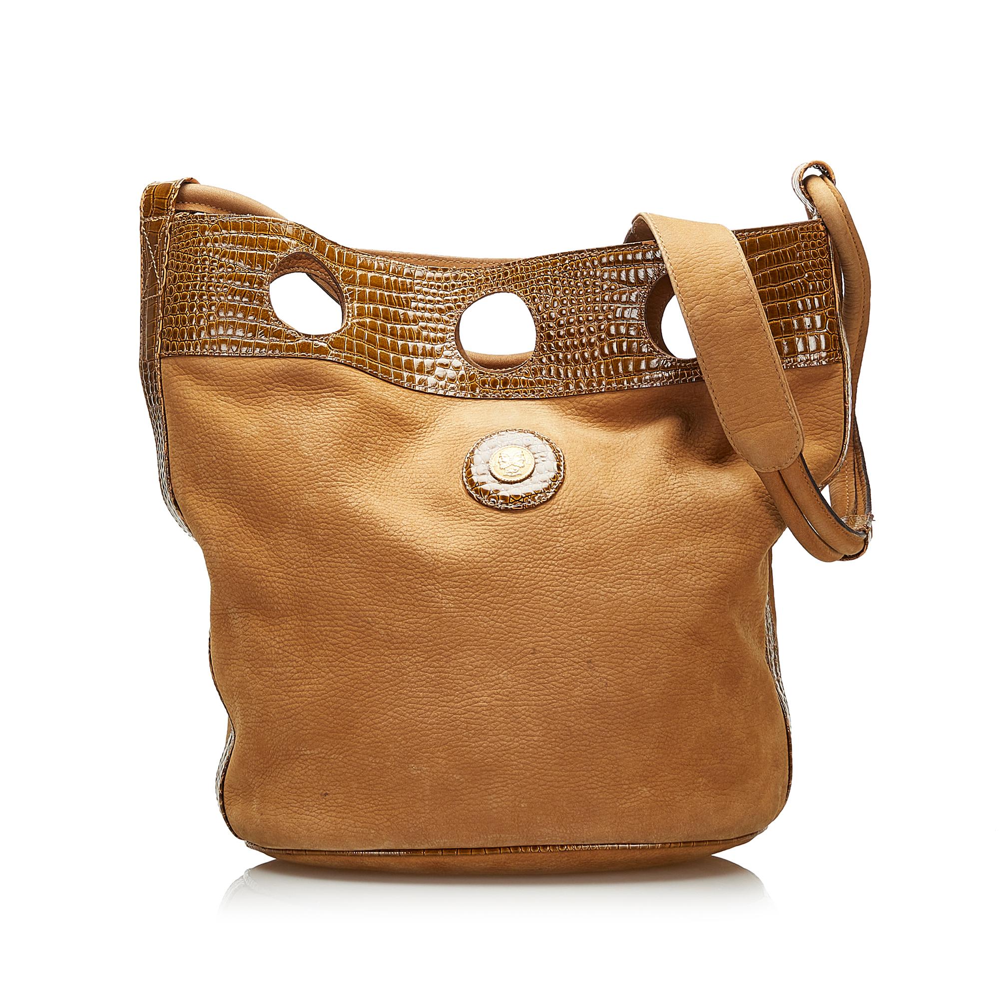 Fendi Embossed Bucket Bag
