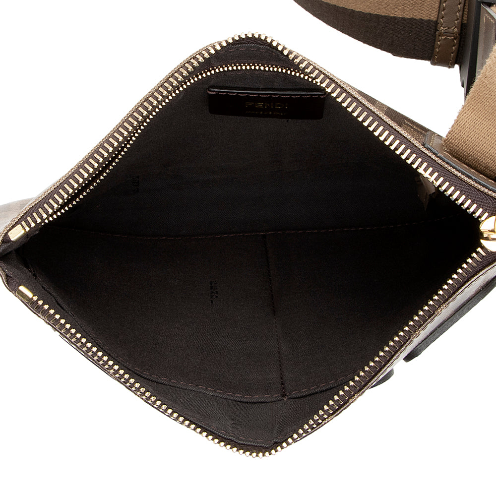 Fendi FF Spalmati Fila Messenger Bag