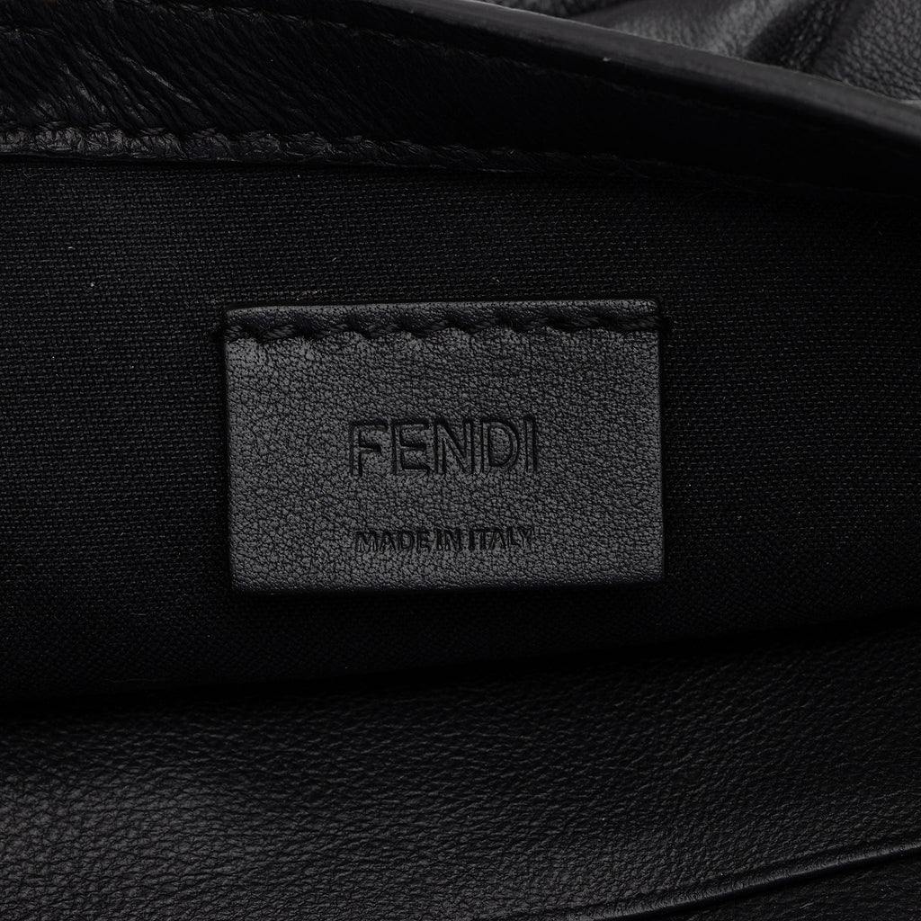 Fendi FF Embossed 1974 Mini Baguette Shoulder Bag