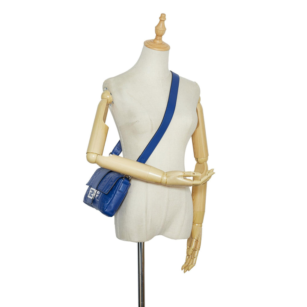 Fendi FF Embossed Baguette