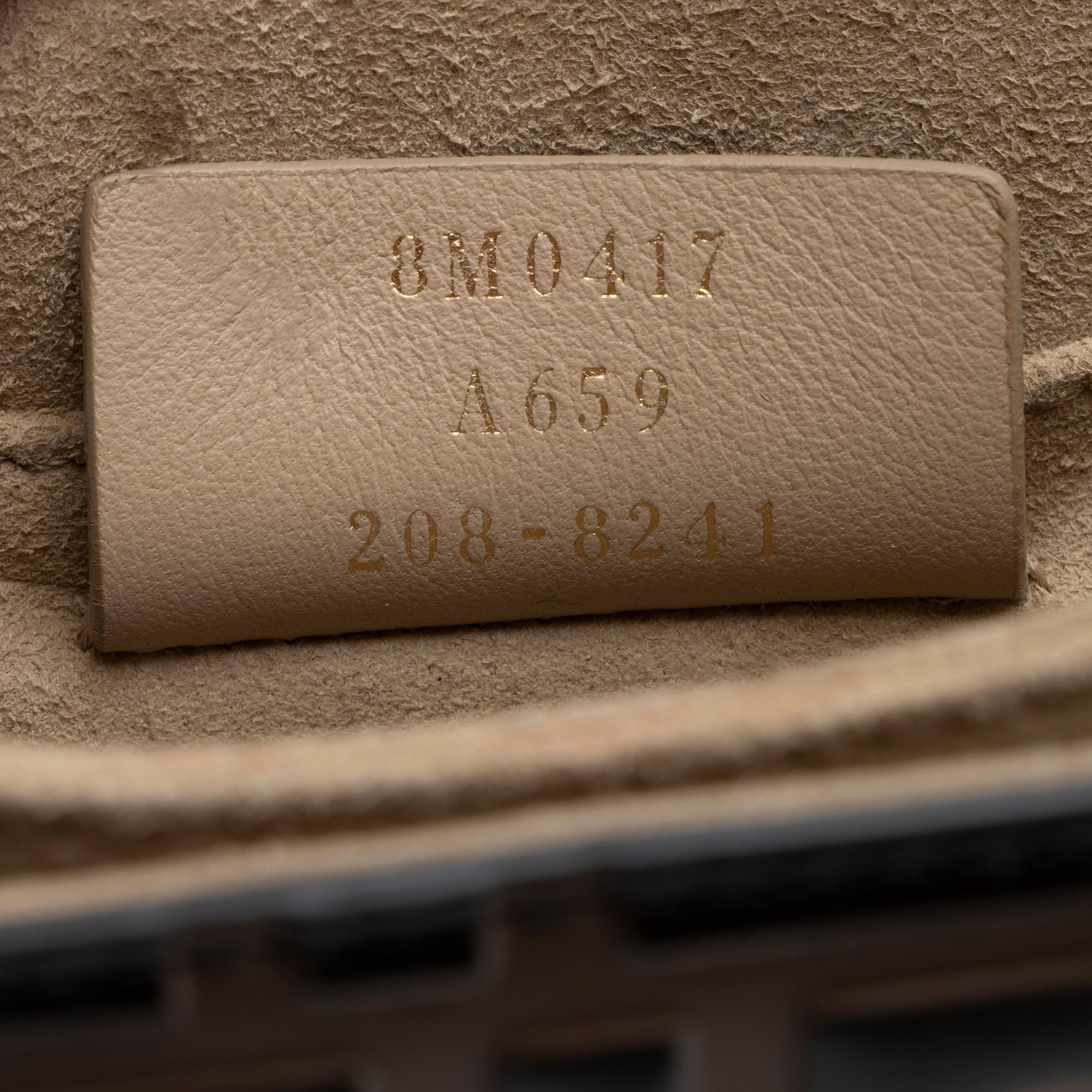 Fendi FF Embossed Kan U Small Shoulder Bag