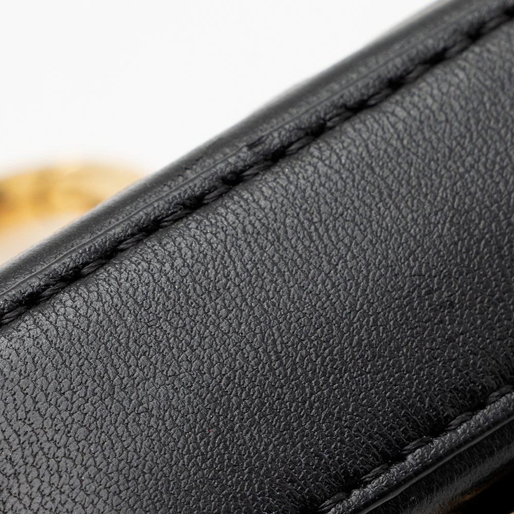Fendi FF Embossed Nano Baguette Charm Crossbody Bag