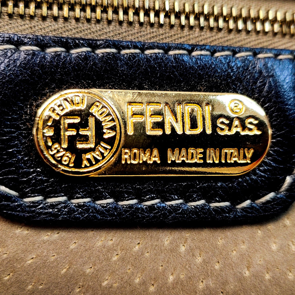 Fendi FF Leather Tote