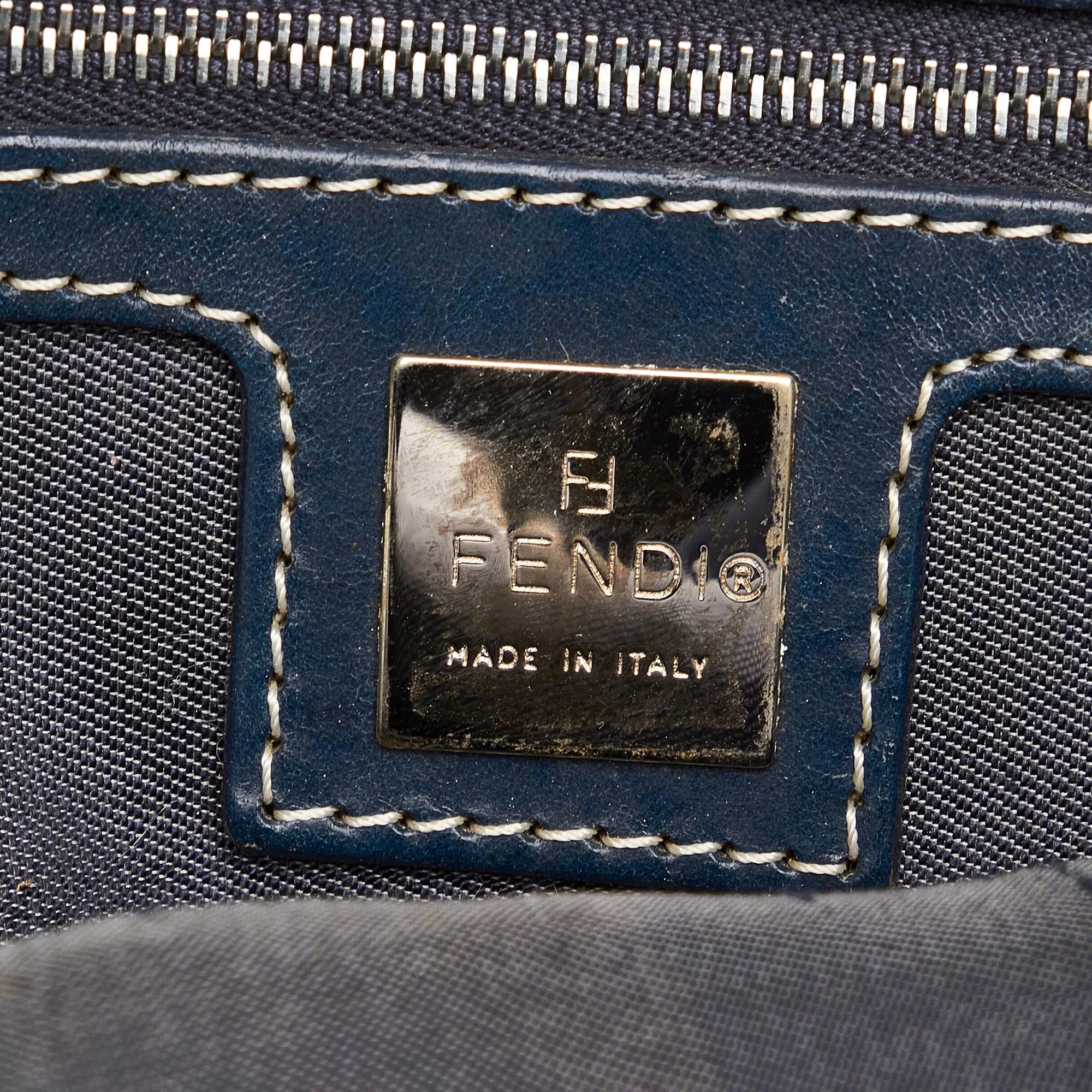 Fendi FF Marble Logo Shoulder Bag