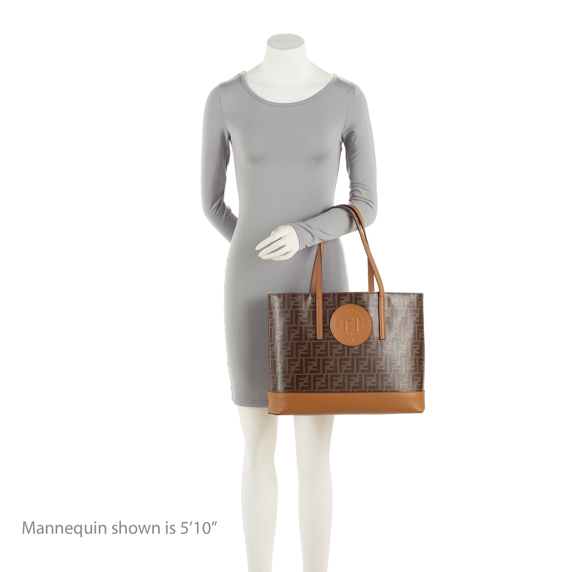 Fendi FF Spalmati Vetrificato Shopper Tote