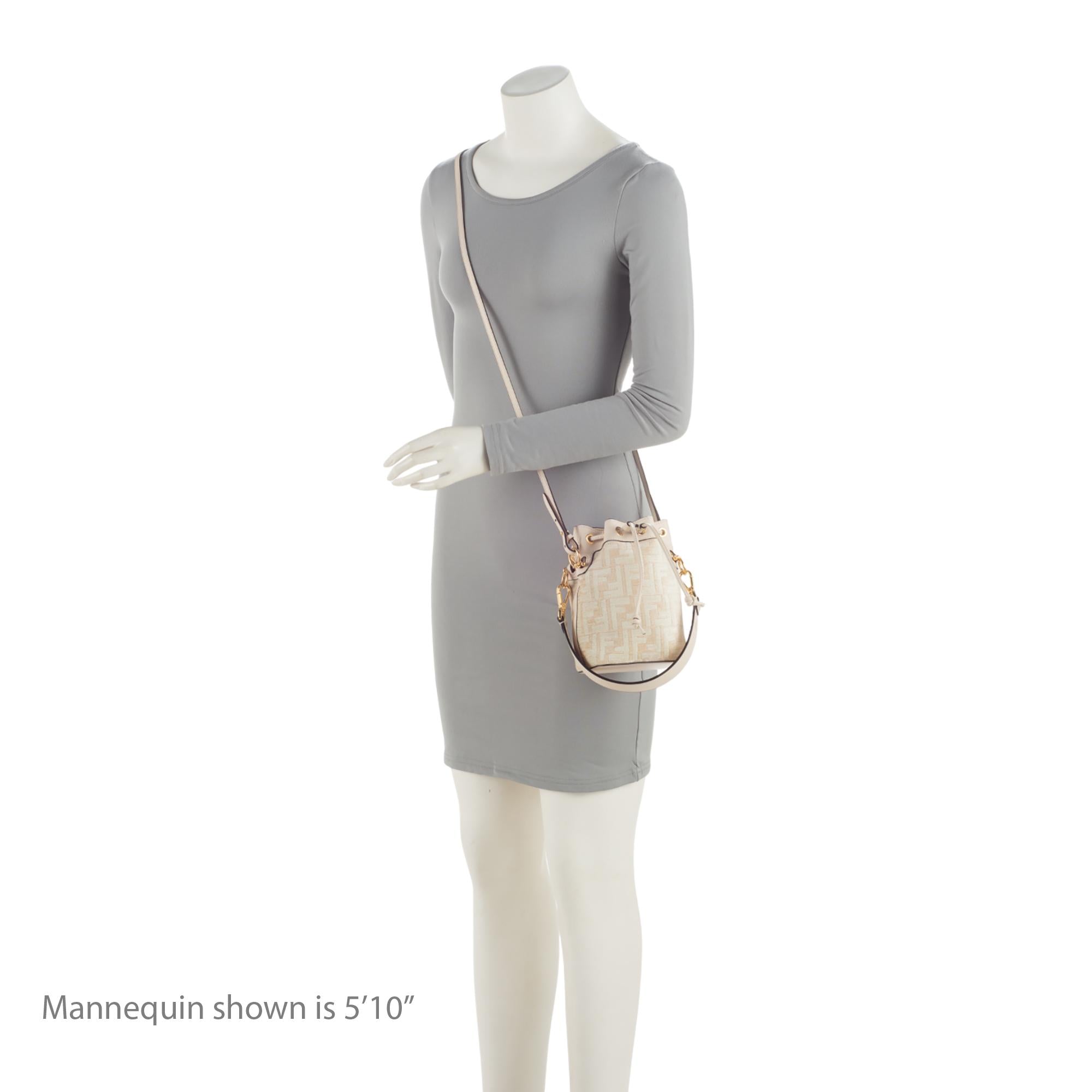 Fendi FF Tapestry Mon Tresor Mini Bucket Bag