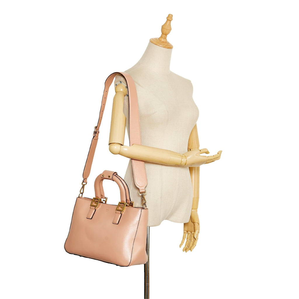 Fendi Gloria Leather Satchel