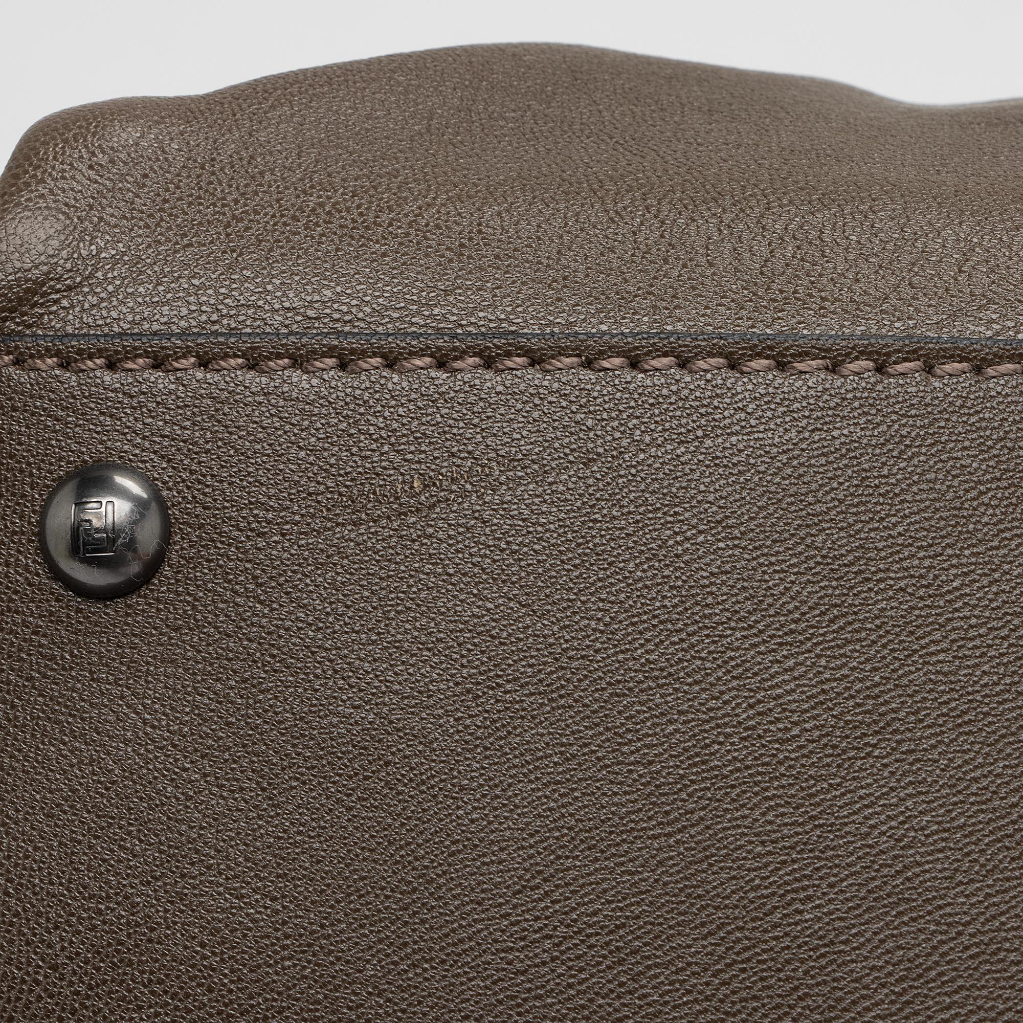 Fendi Goatskin Peekaboo Large Satchel -(SHF-EF9skv)