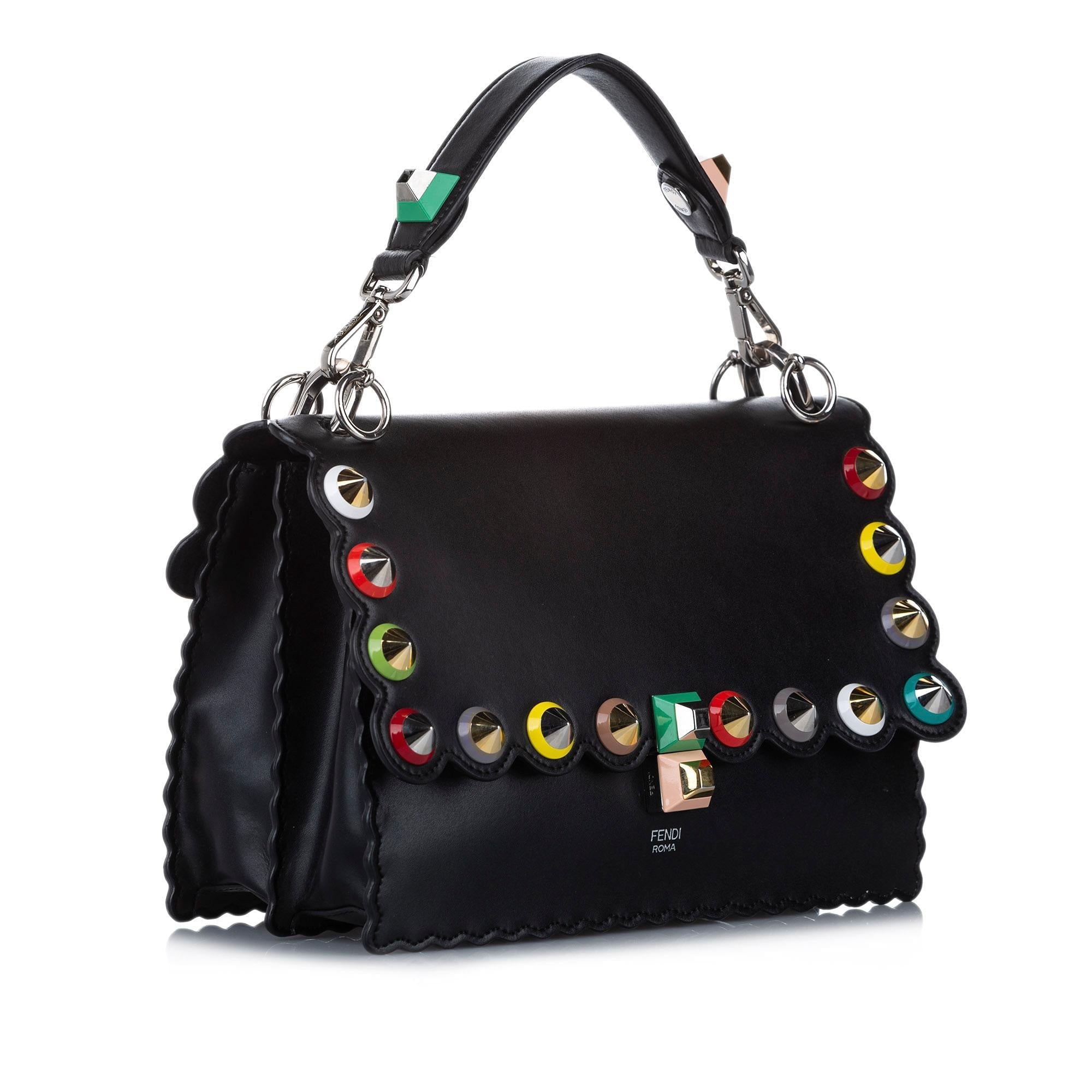Fendi Kan I Leather Satchel (SHG-17012)
