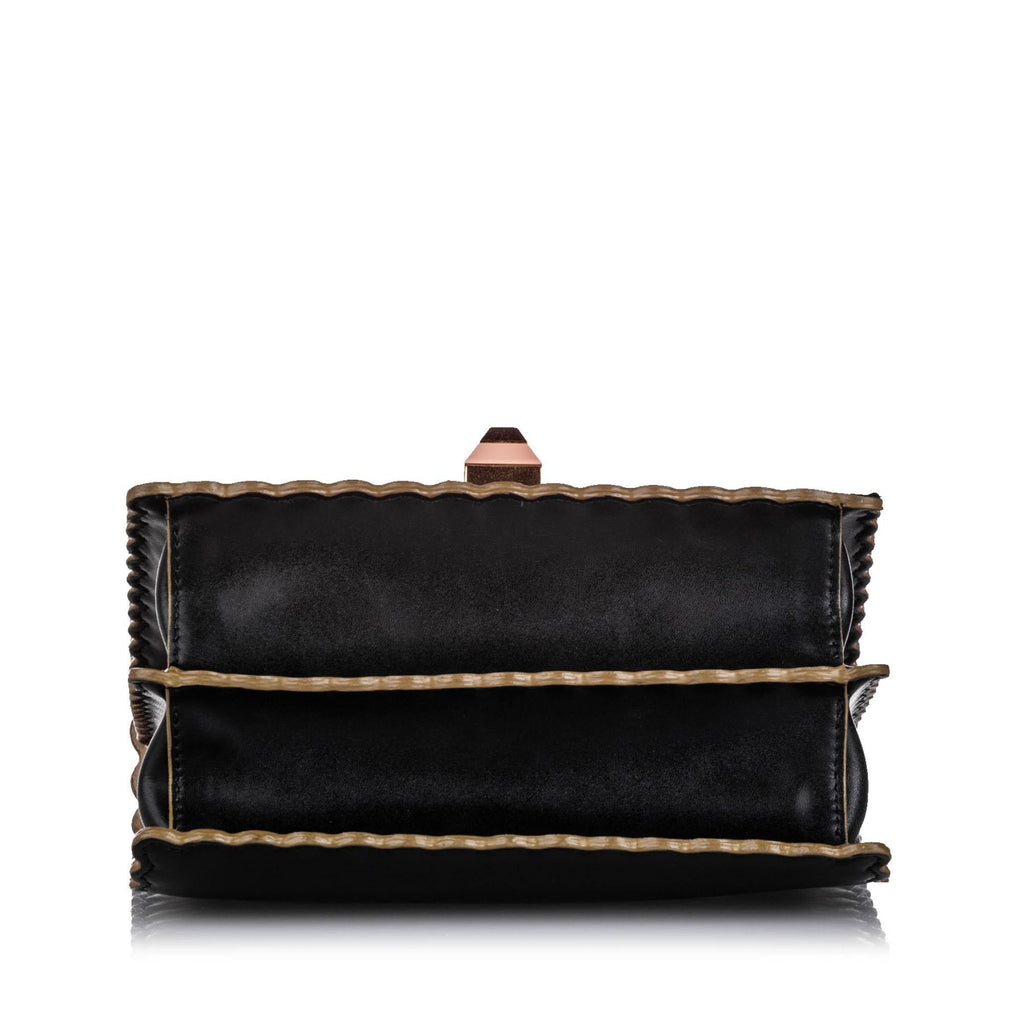 Fendi Kan I Leather Shoulder Bag