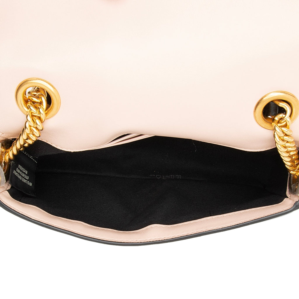 Fendi Lambskin Bi Color Baguette Mini Chain Bag