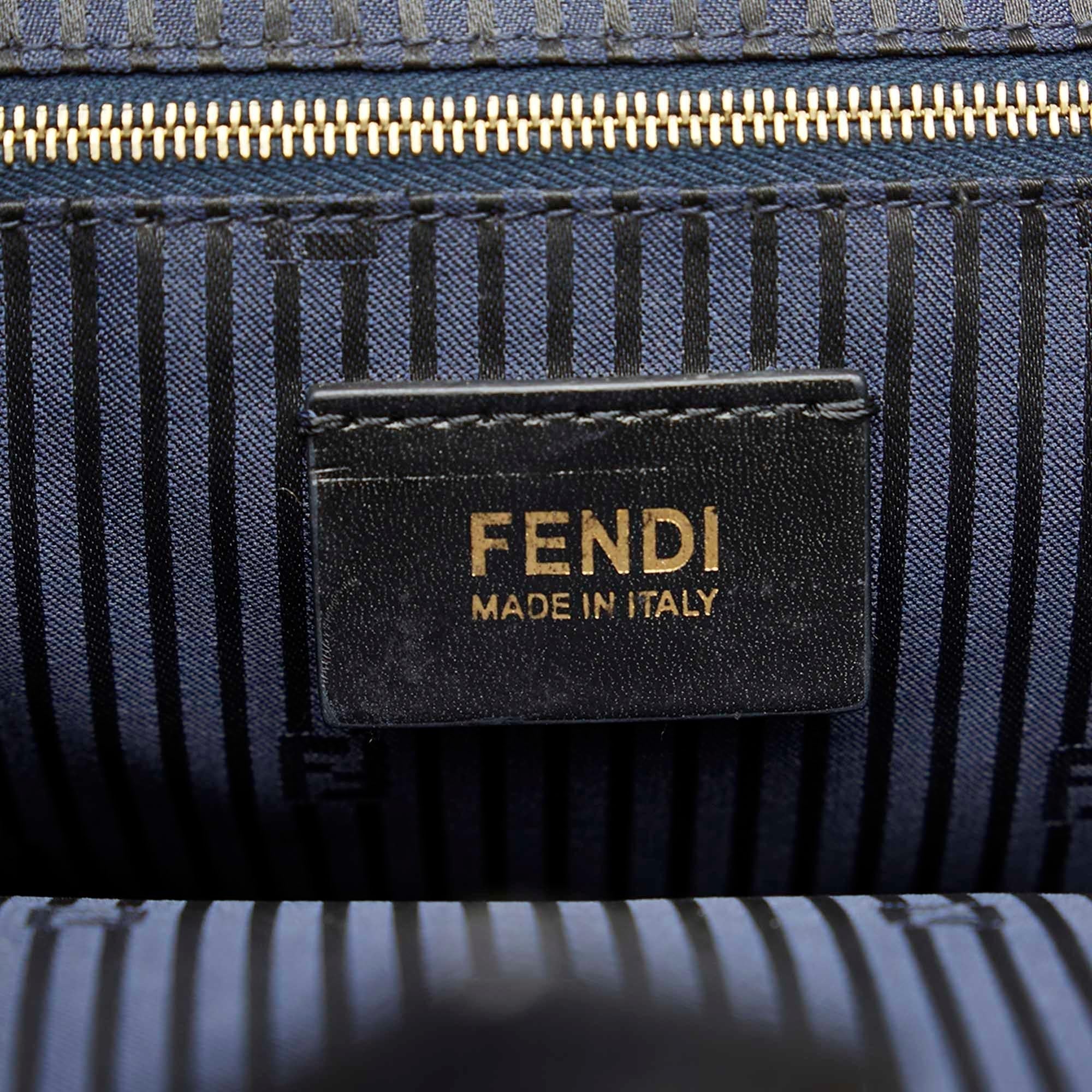 Fendi Large 2Jours Leather Tote Bag