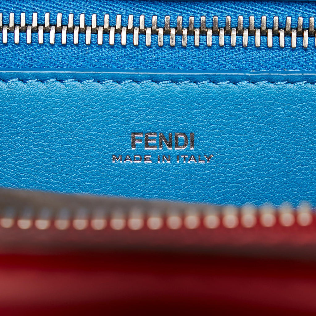 Fendi Large DotCom Leather Satchel