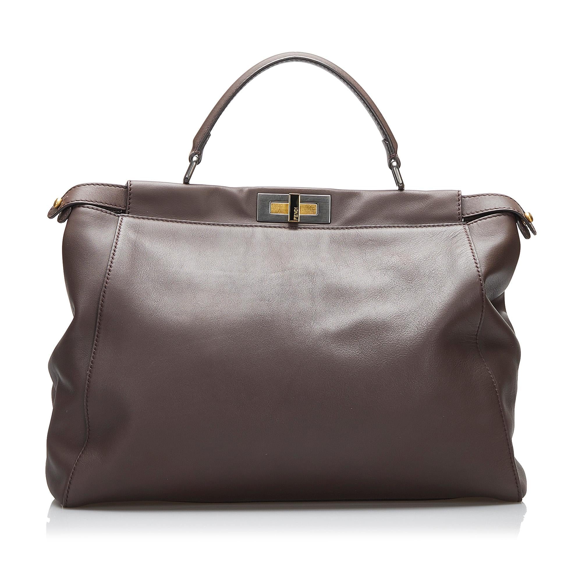 Fendi Large Peekaboo Satchel