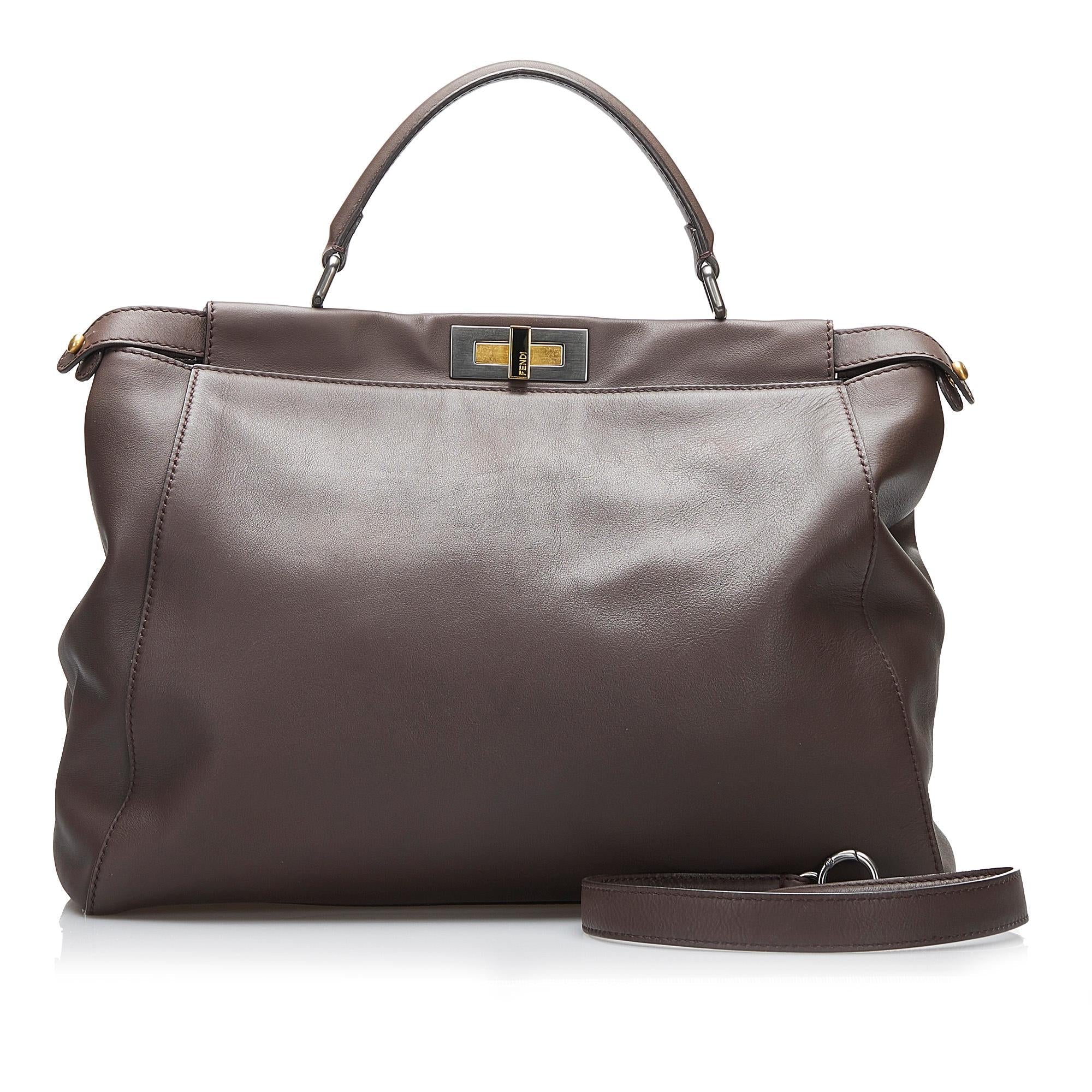 Fendi Large Peekaboo Satchel