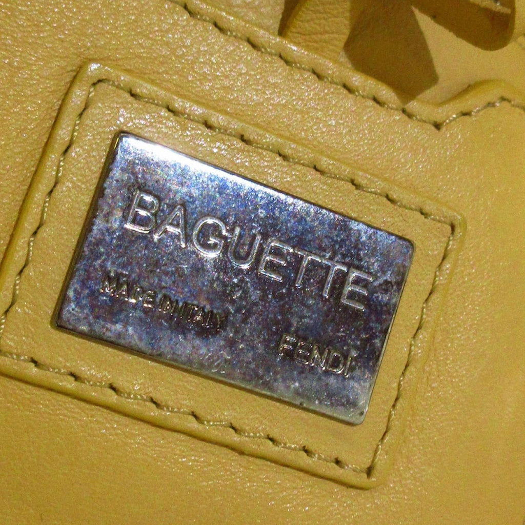 Fendi Leather Baguette with Interchangeable Strap