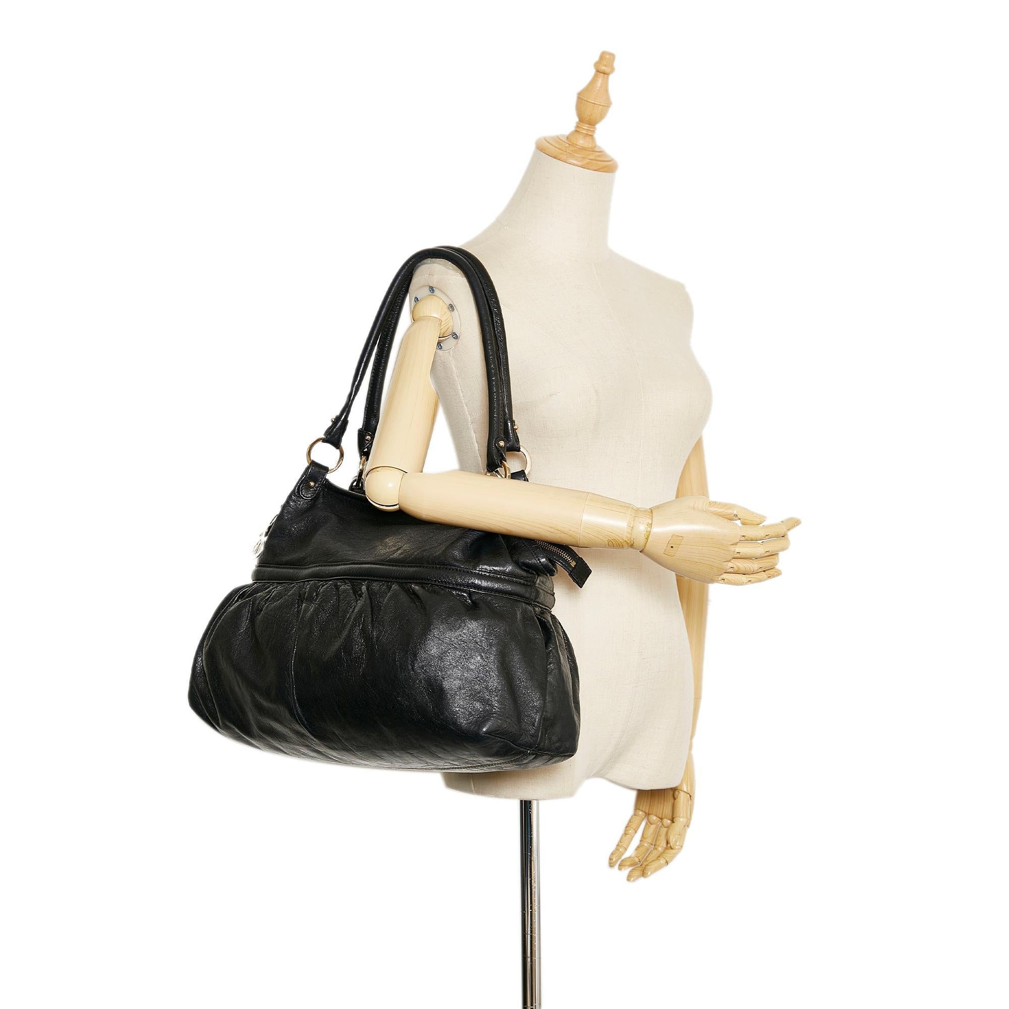 Fendi Leather Chef Shoulder Bag
