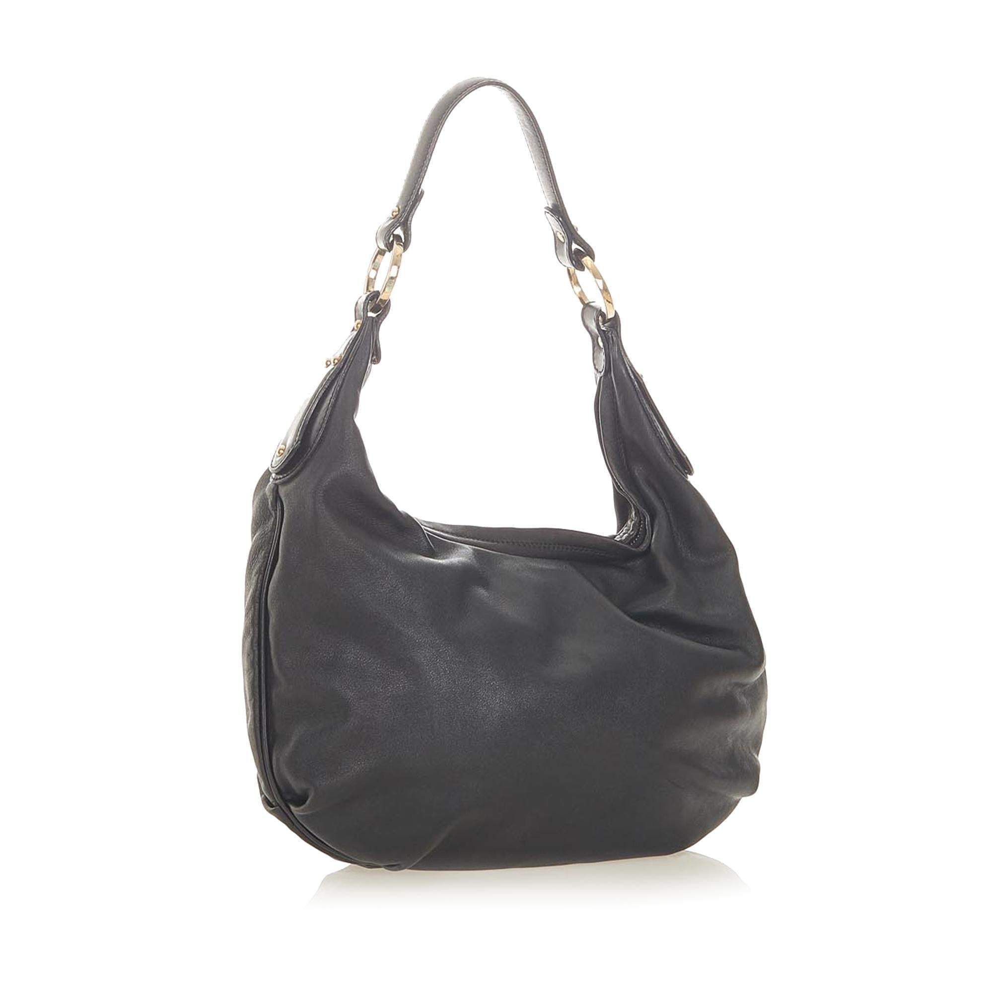 Fendi Leather Hobo Bag (SHG-19578)