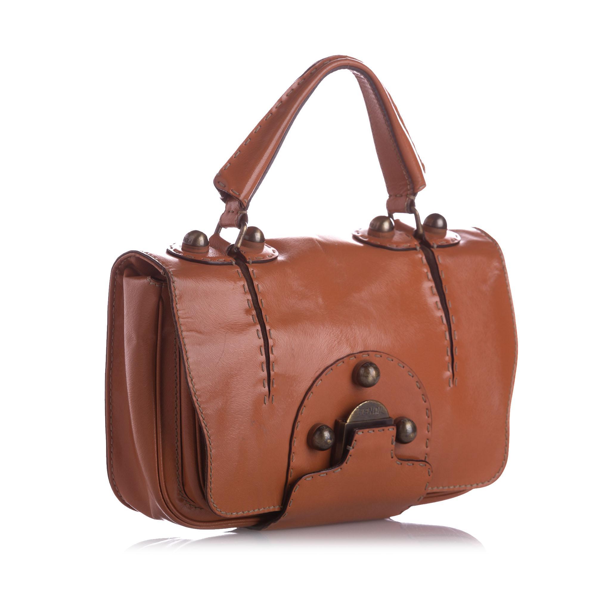 Fendi Leather Satchel (SHG-11222)