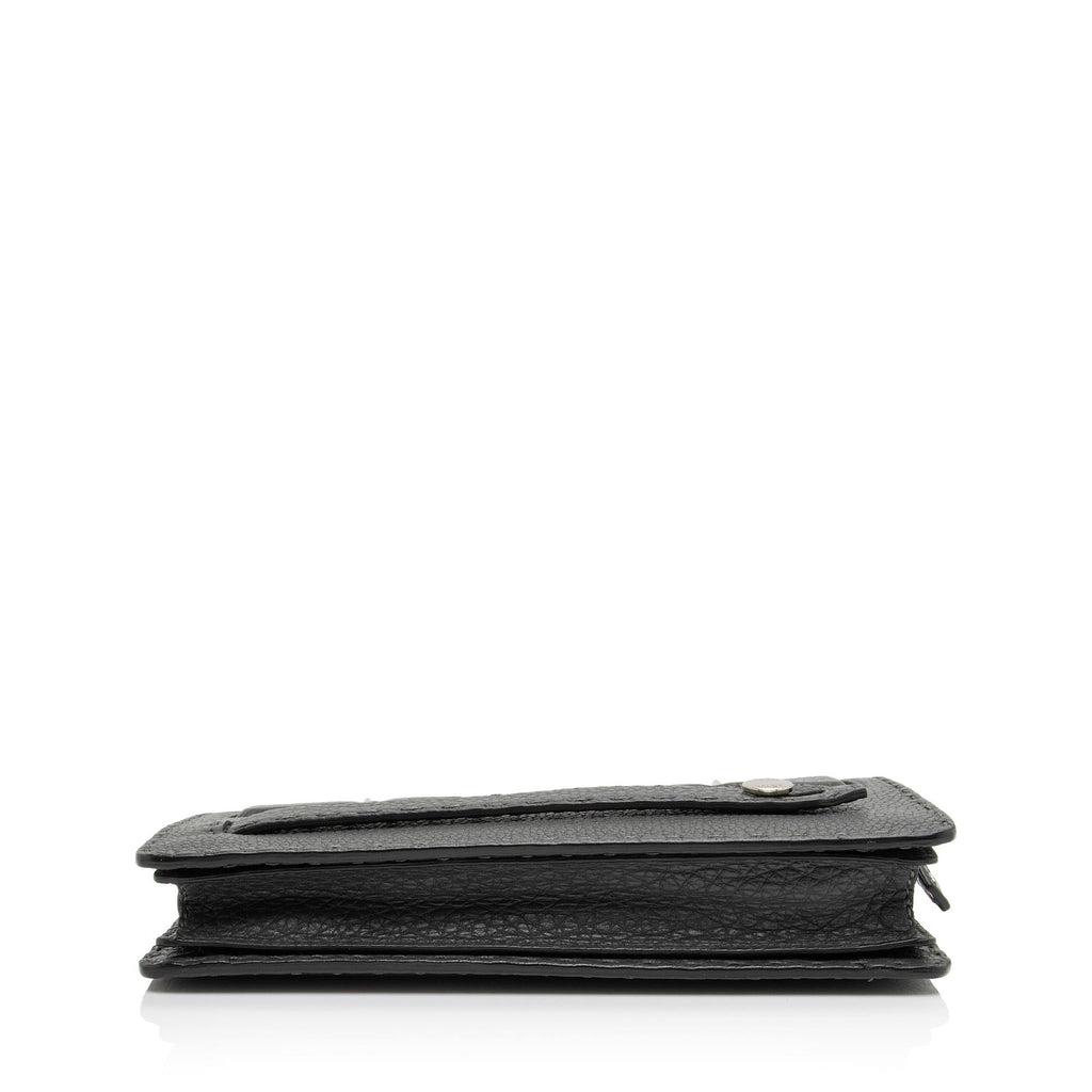 Fendi Leather Selleria  Monster Clutch