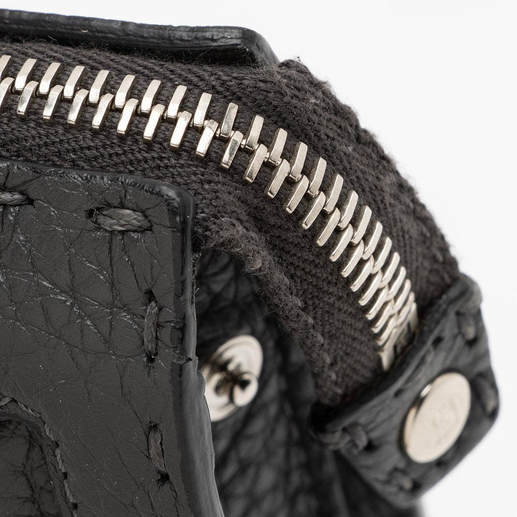Fendi Leather Selleria  Monster Clutch