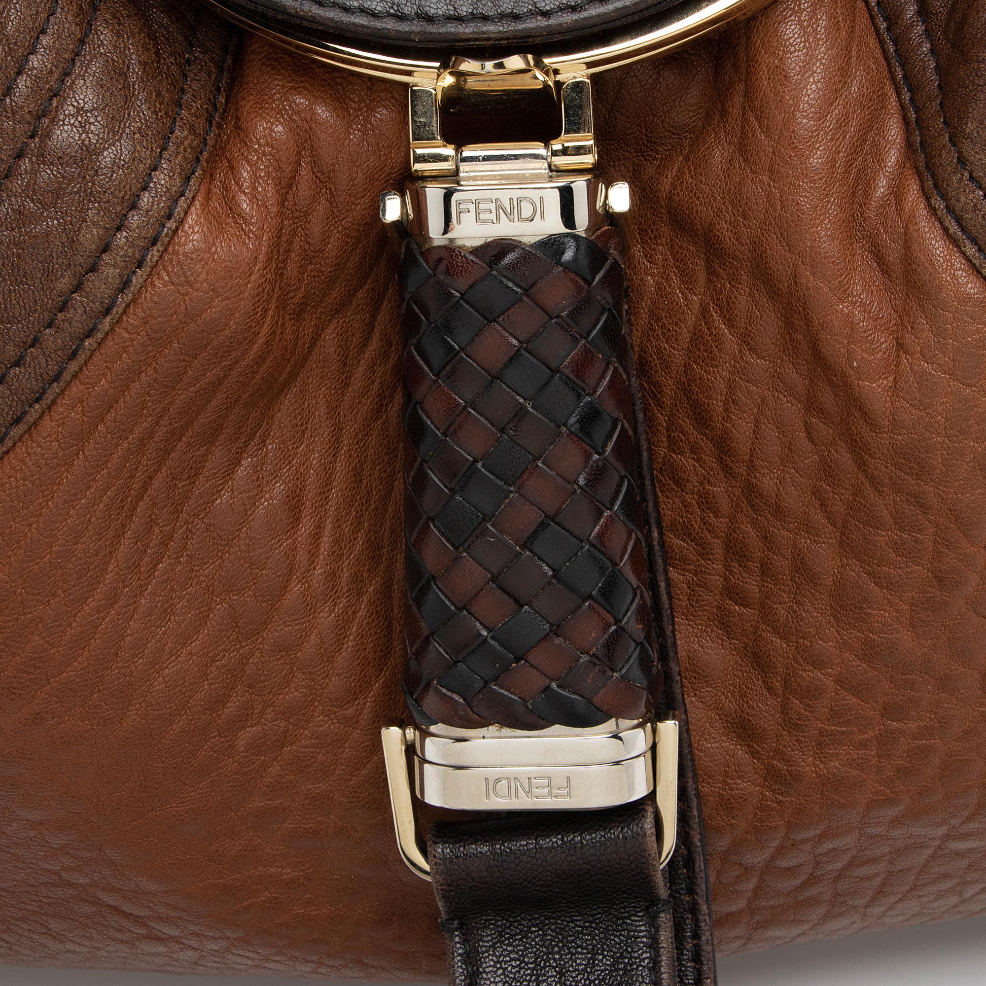 Fendi Leather Spy Satchel