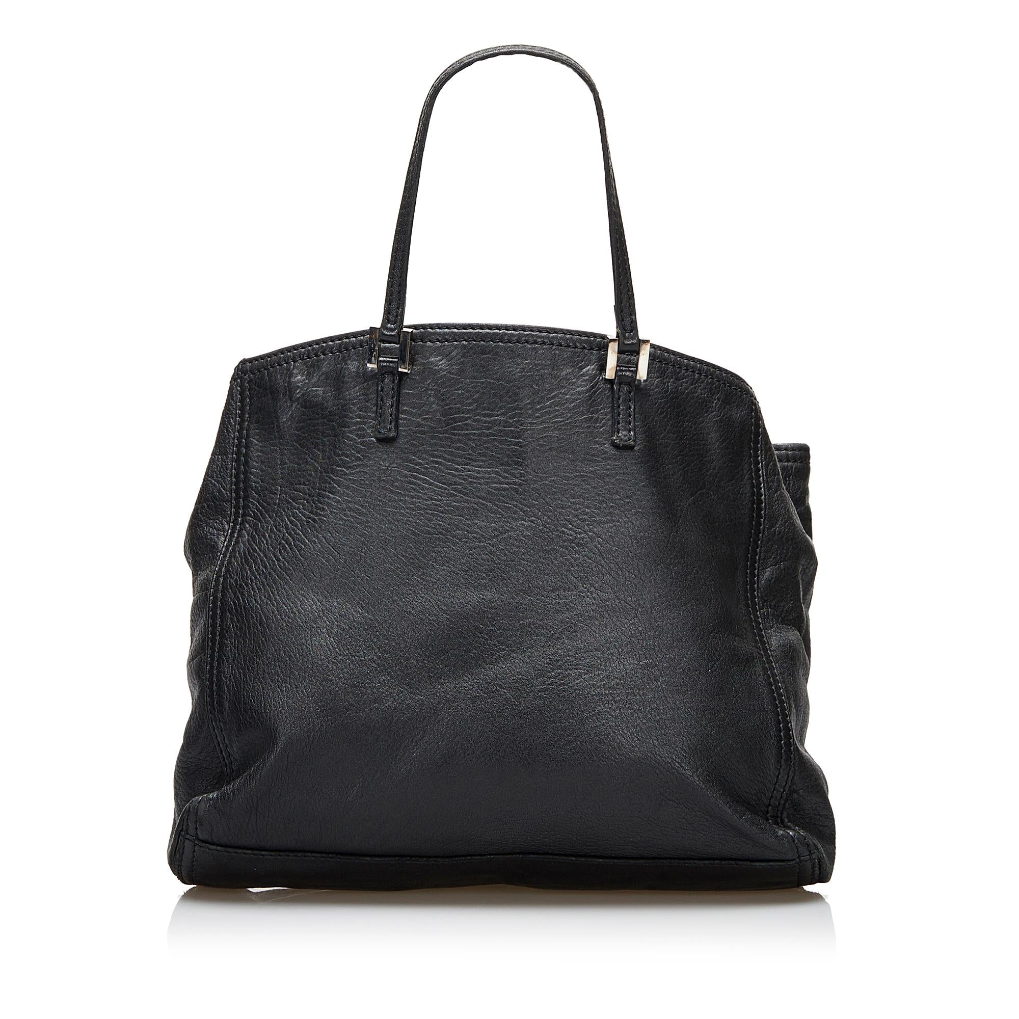 Fendi Leather Tote Bag